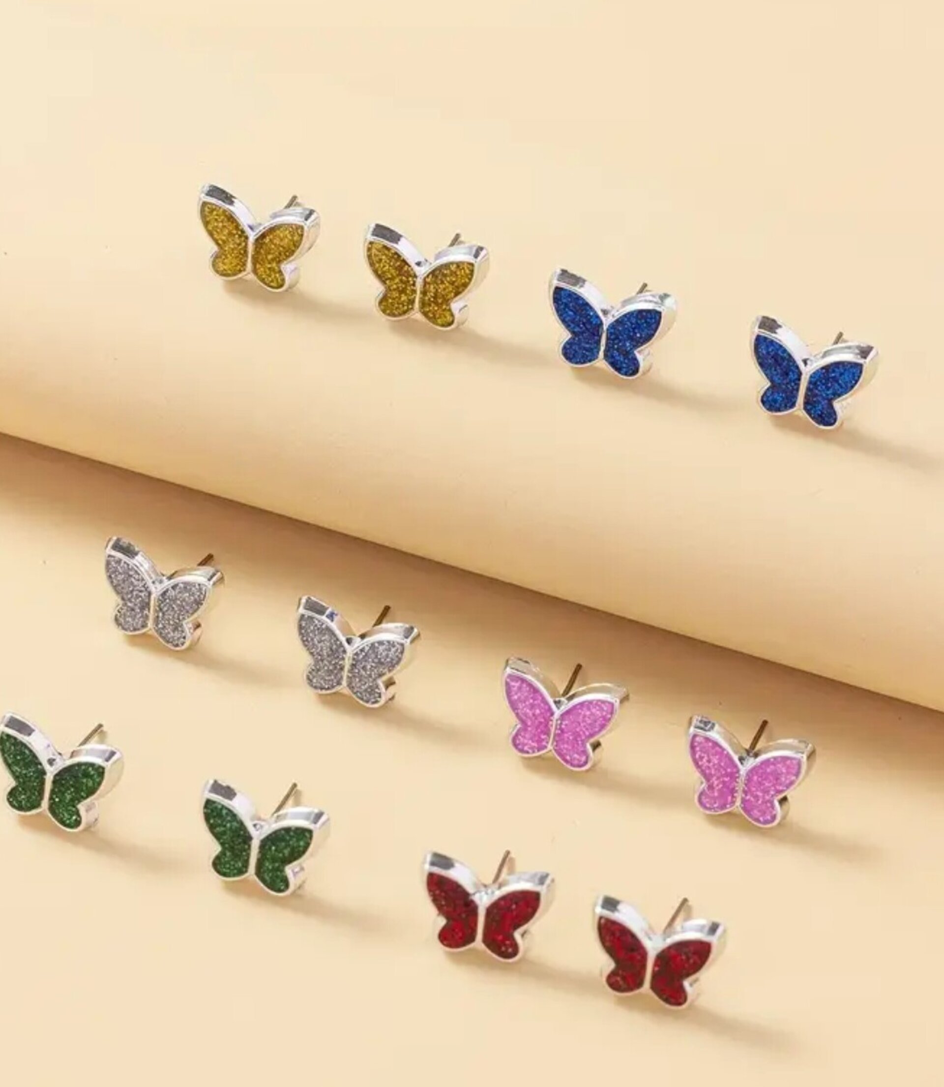 Pendientes Fashion Mariposa Multicolor - 3