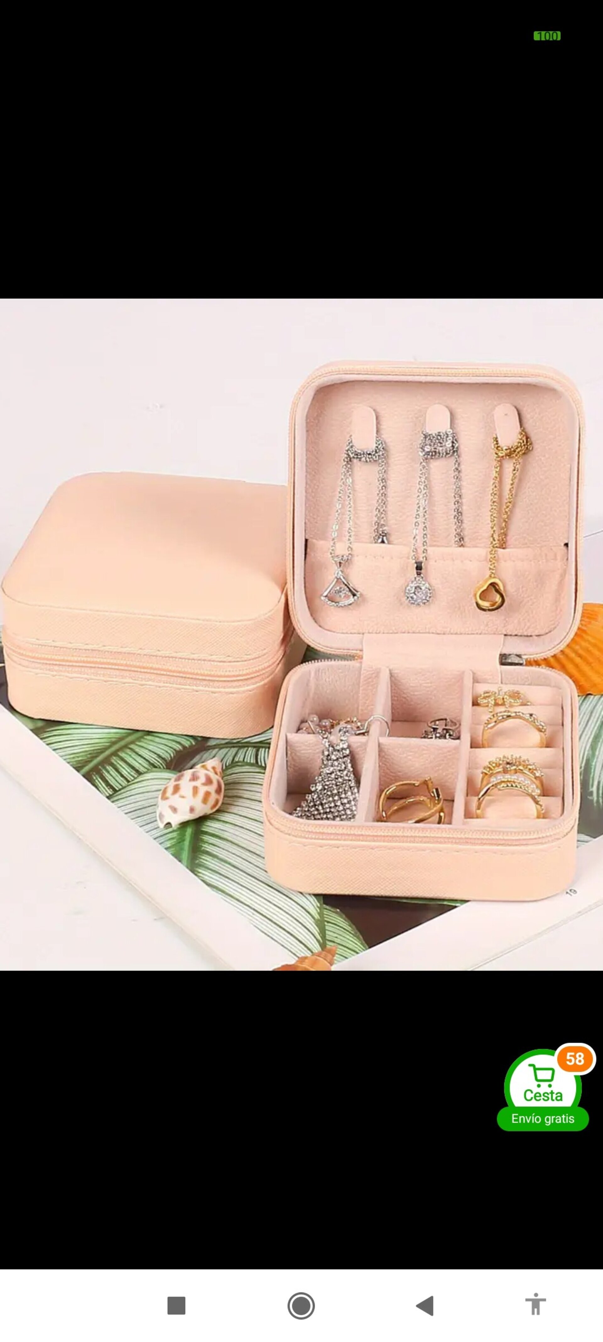 Joyero Blanco Leche  Splash - 2