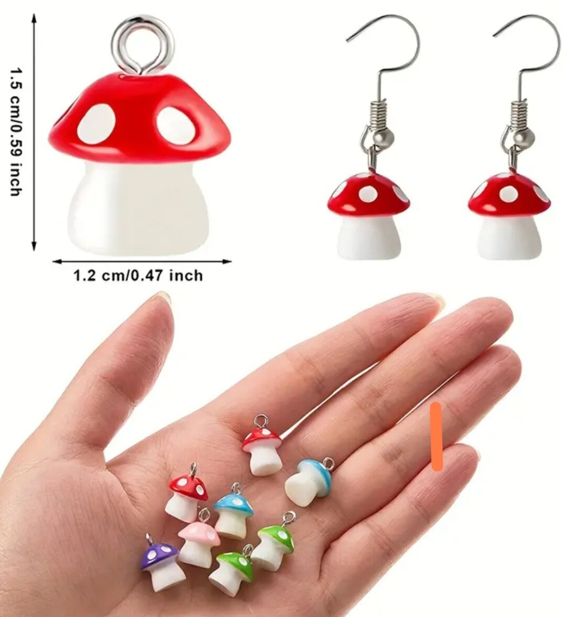 Colgantes De Setas Multicolor - 2