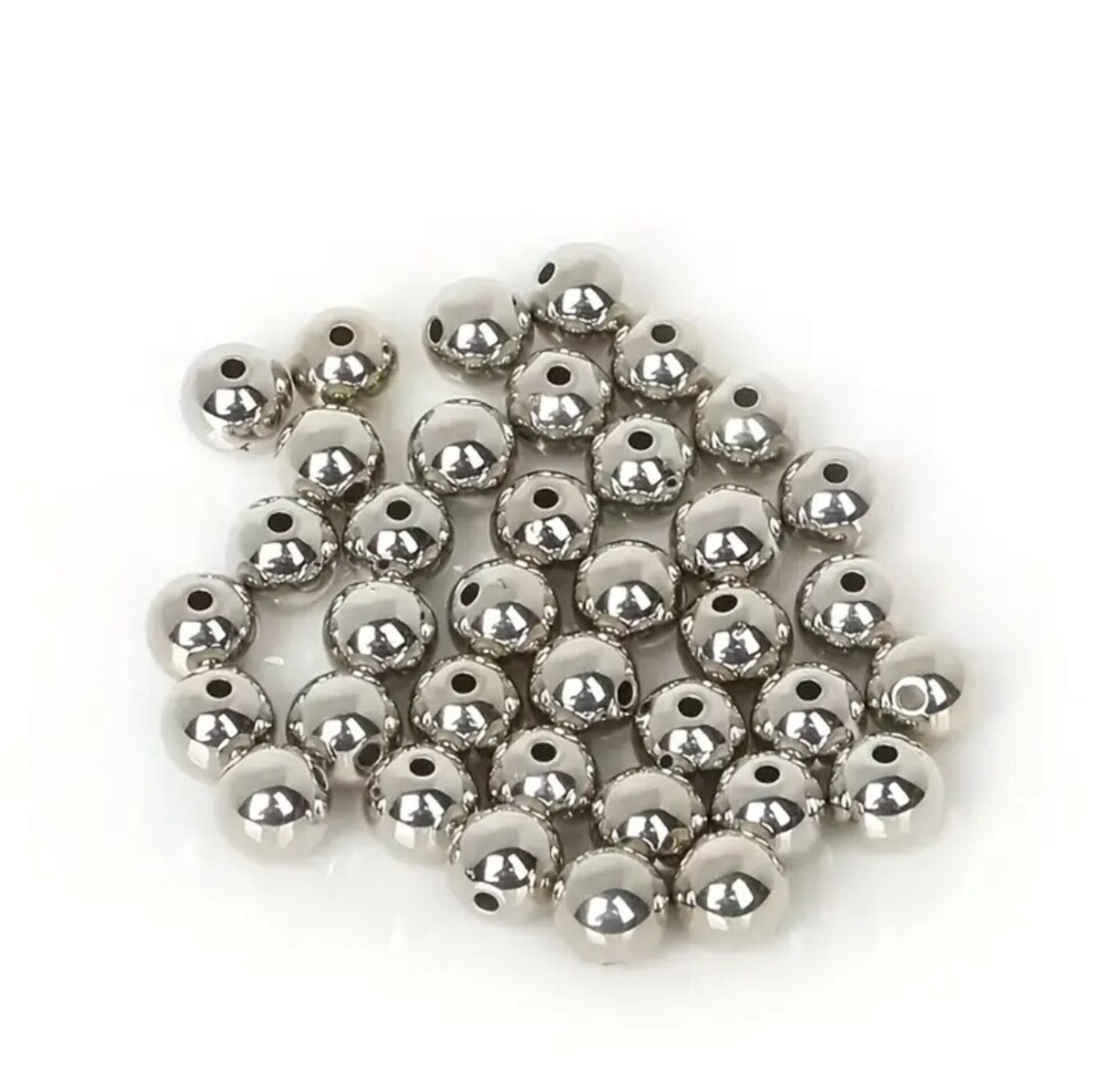 Conjunto 6mm  20 Bolas Plata - 2