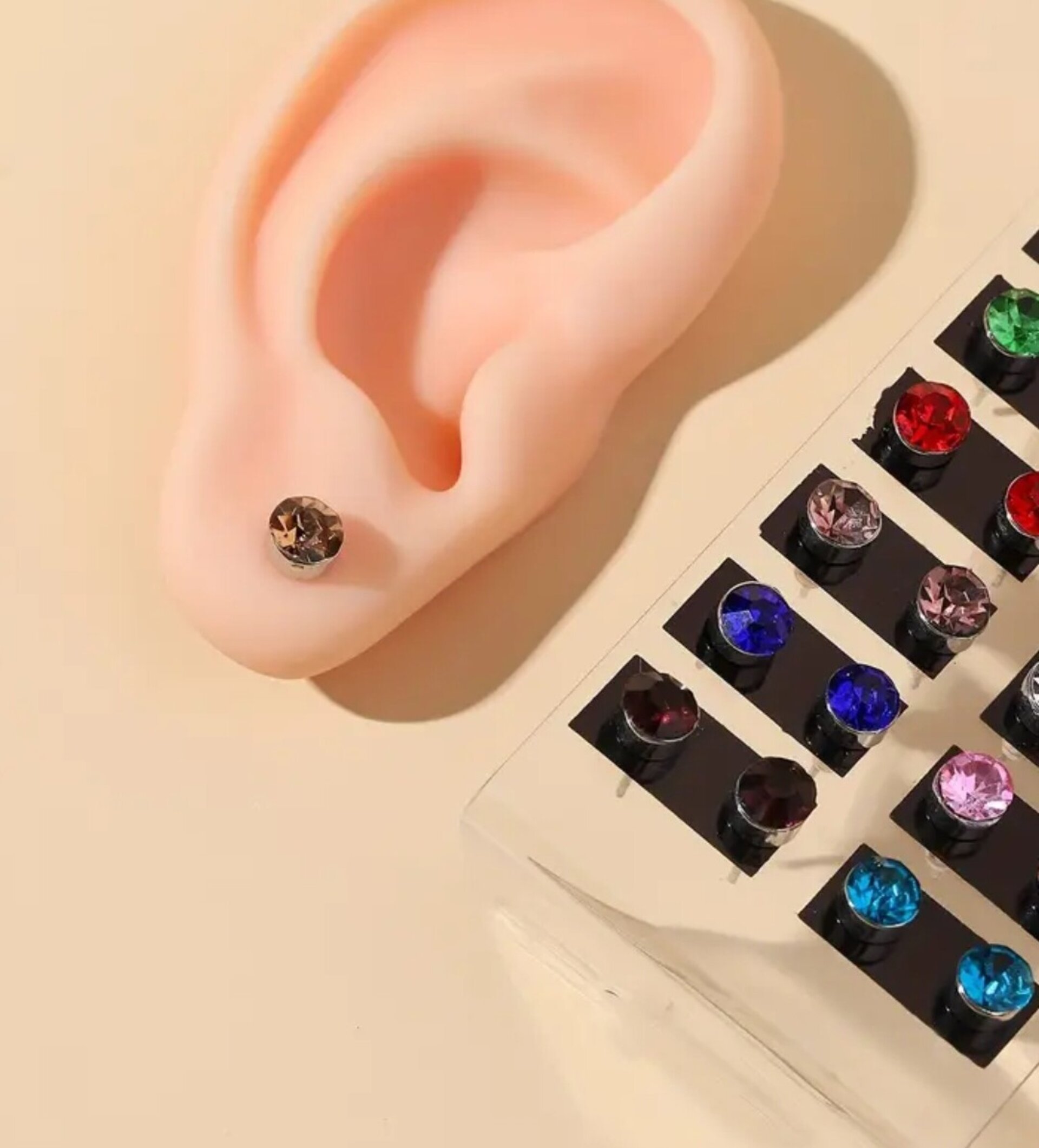 Pendientes Fashion Multicolor 6mm - 2