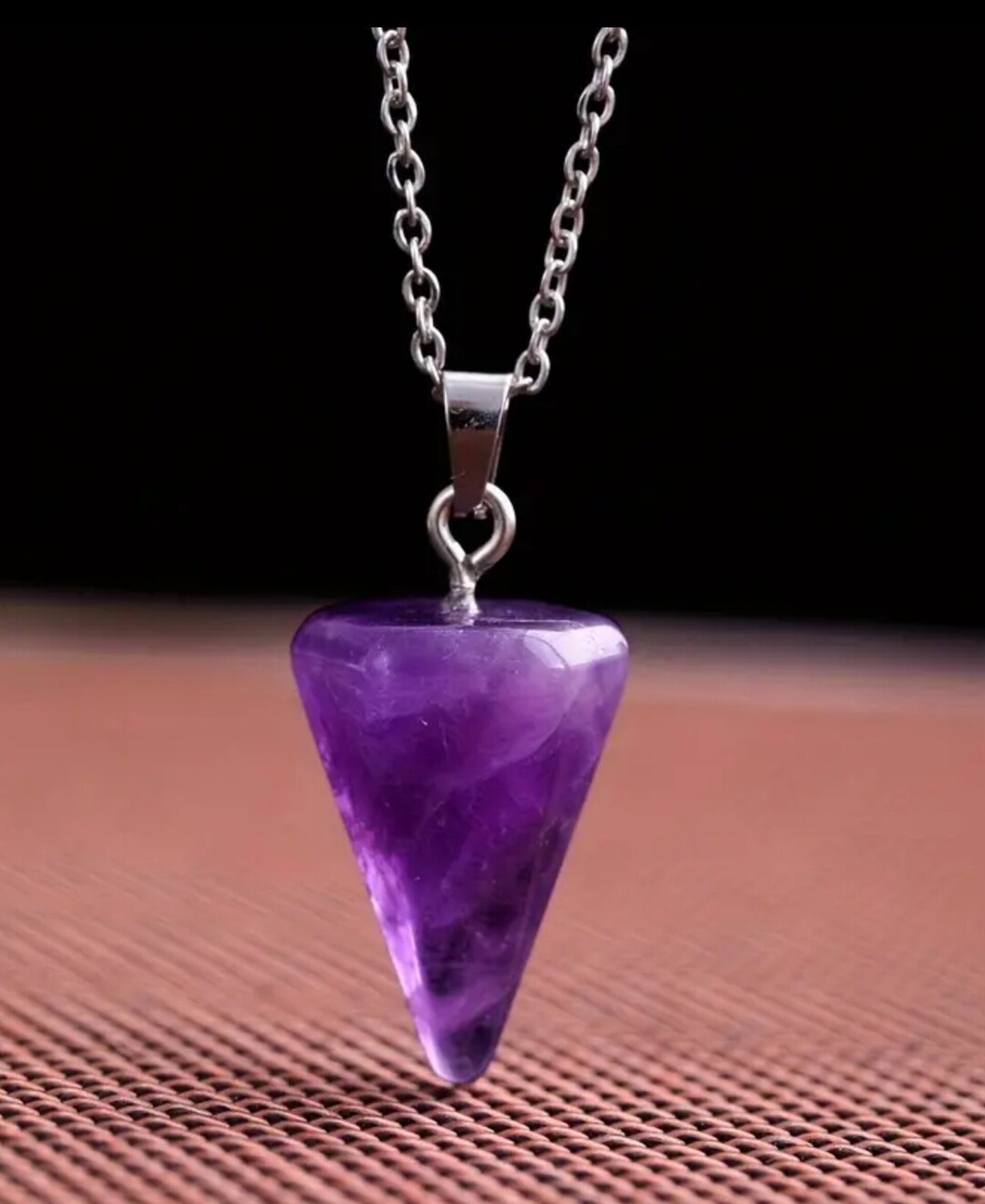 Colgantes Cono Cuarzo Colores - 3