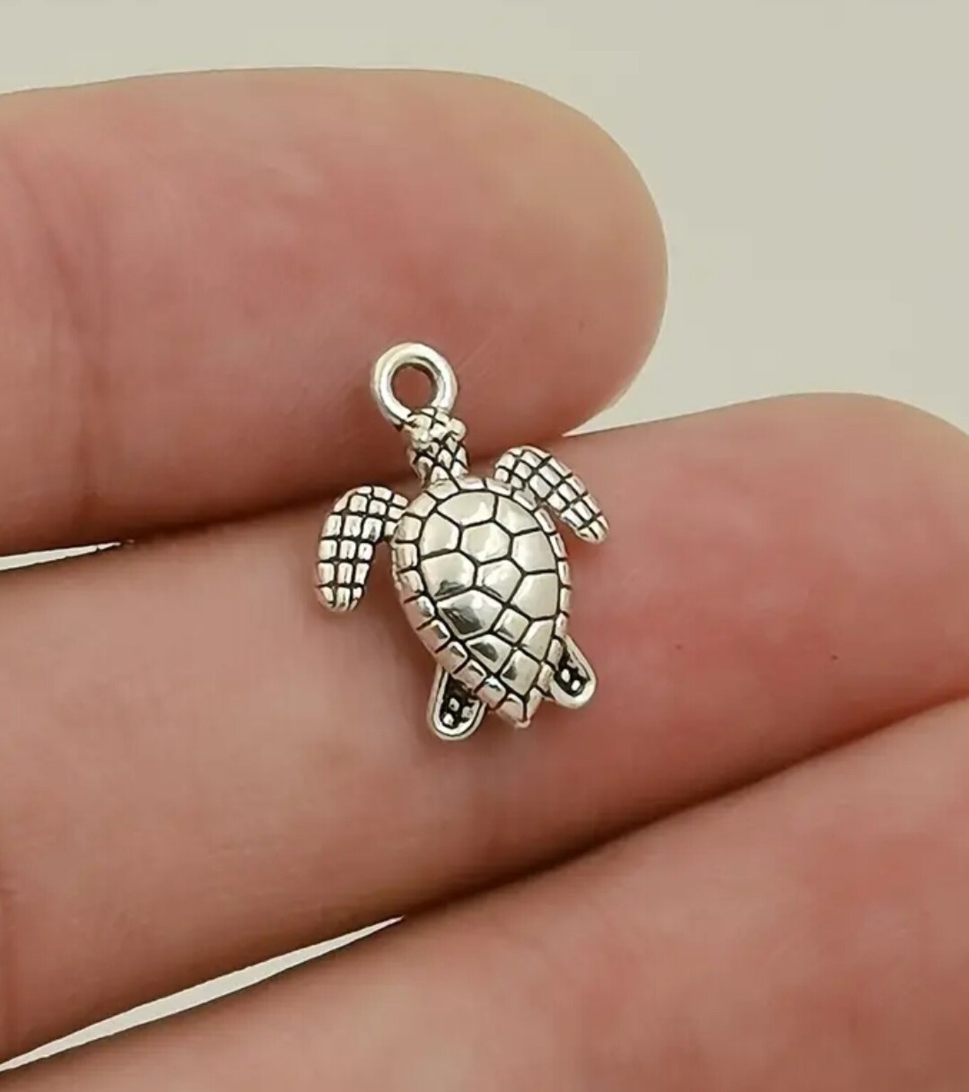 Colgantes De Tortuga Plata - 3