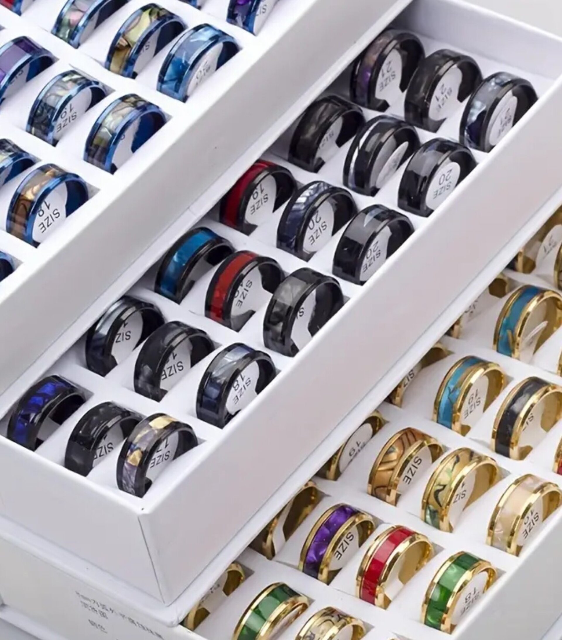 Anillos 1€ Aleatorios Talla 17 a 21 - 2