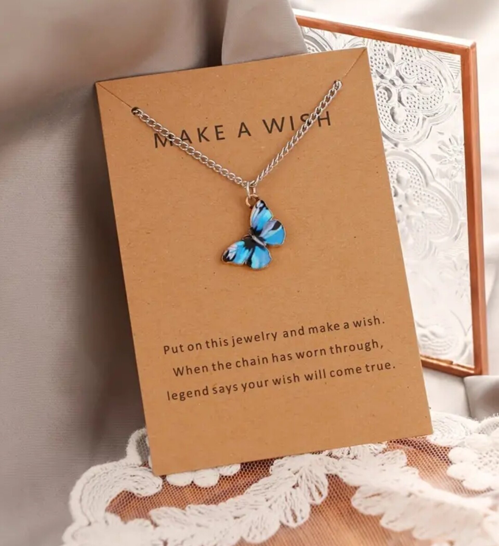 Collar Mariposa Colores - 4