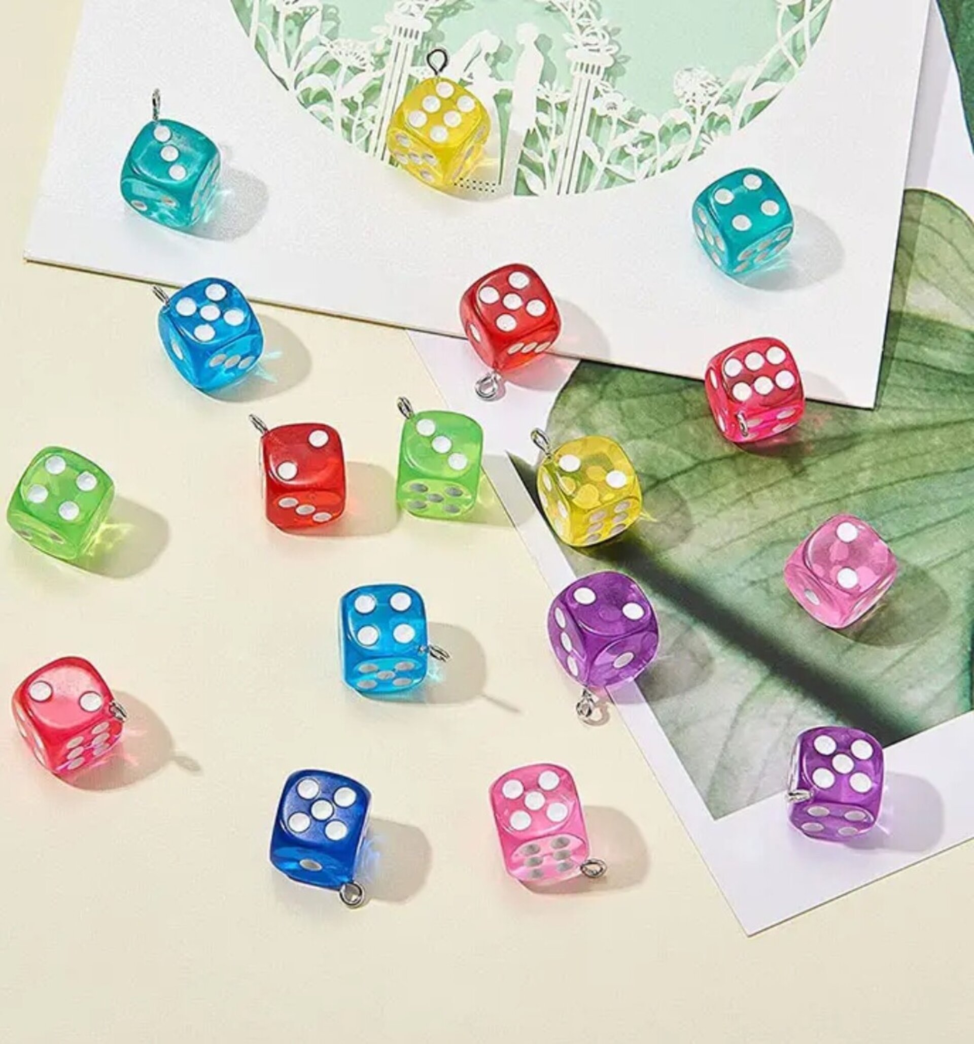 Colgante Dado Llavero Y Otros 14mm - 4