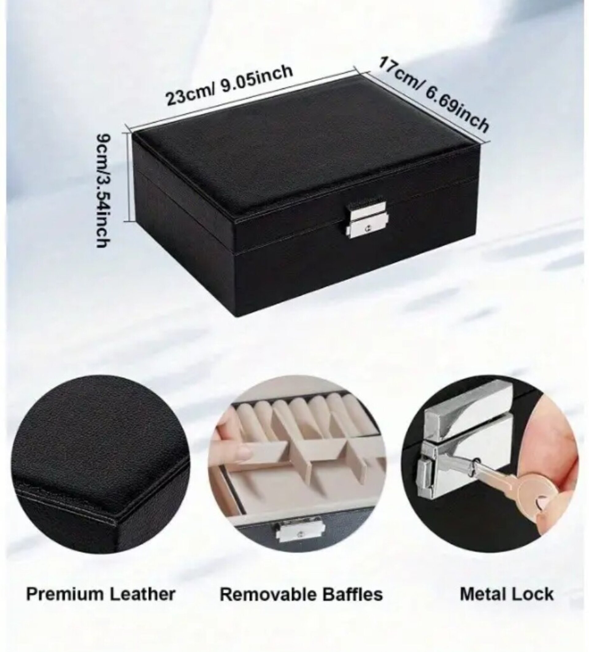 Joyero Megatron Star Negro - 3