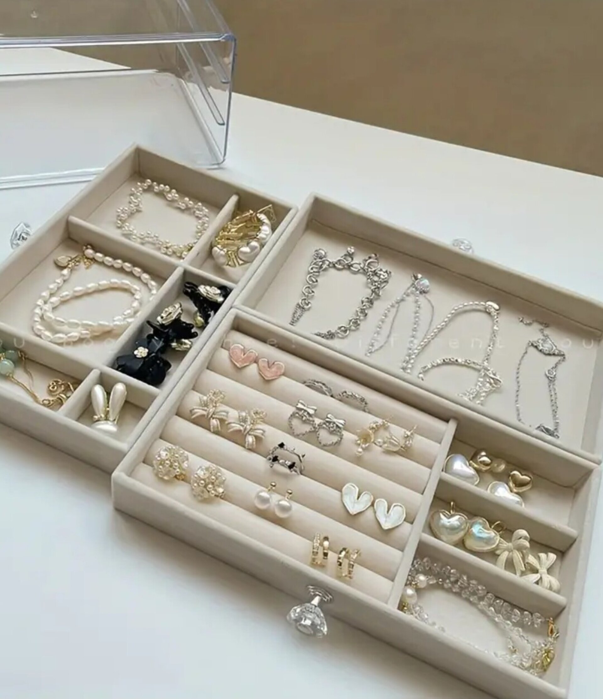 Joyero Podium Star Hueso - 4