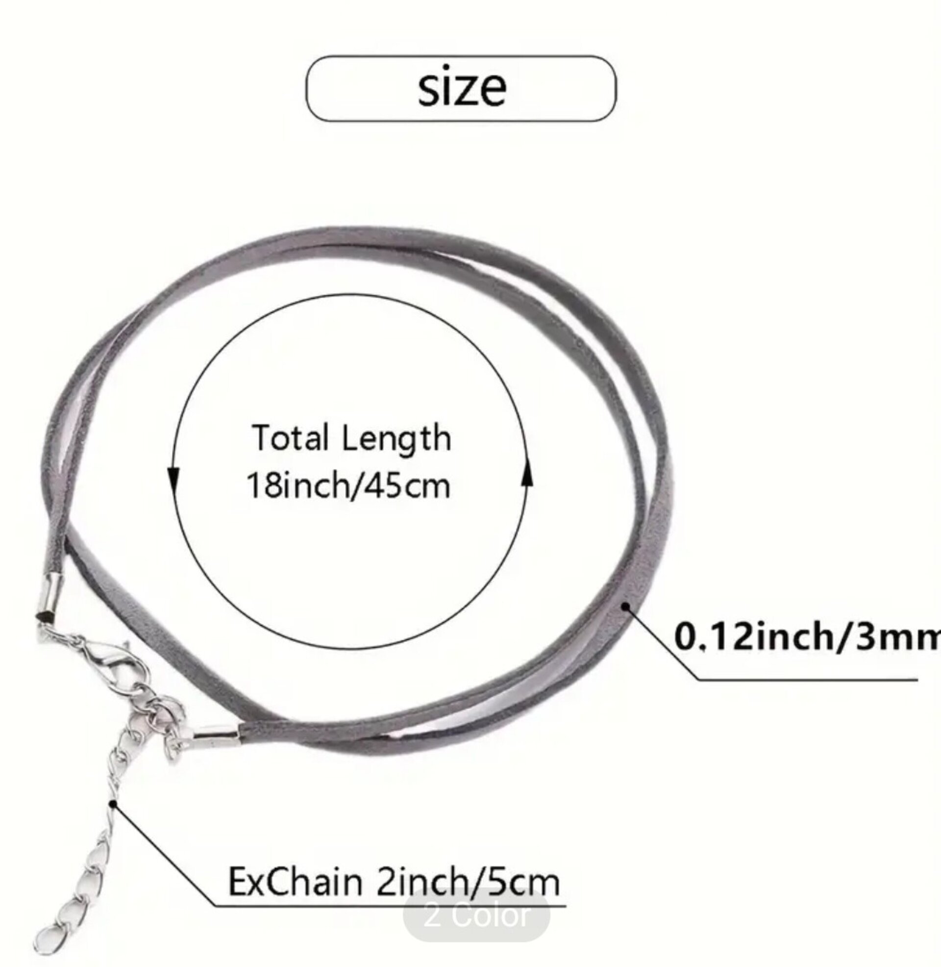 Collares Cuero Gamuza Colores - 2