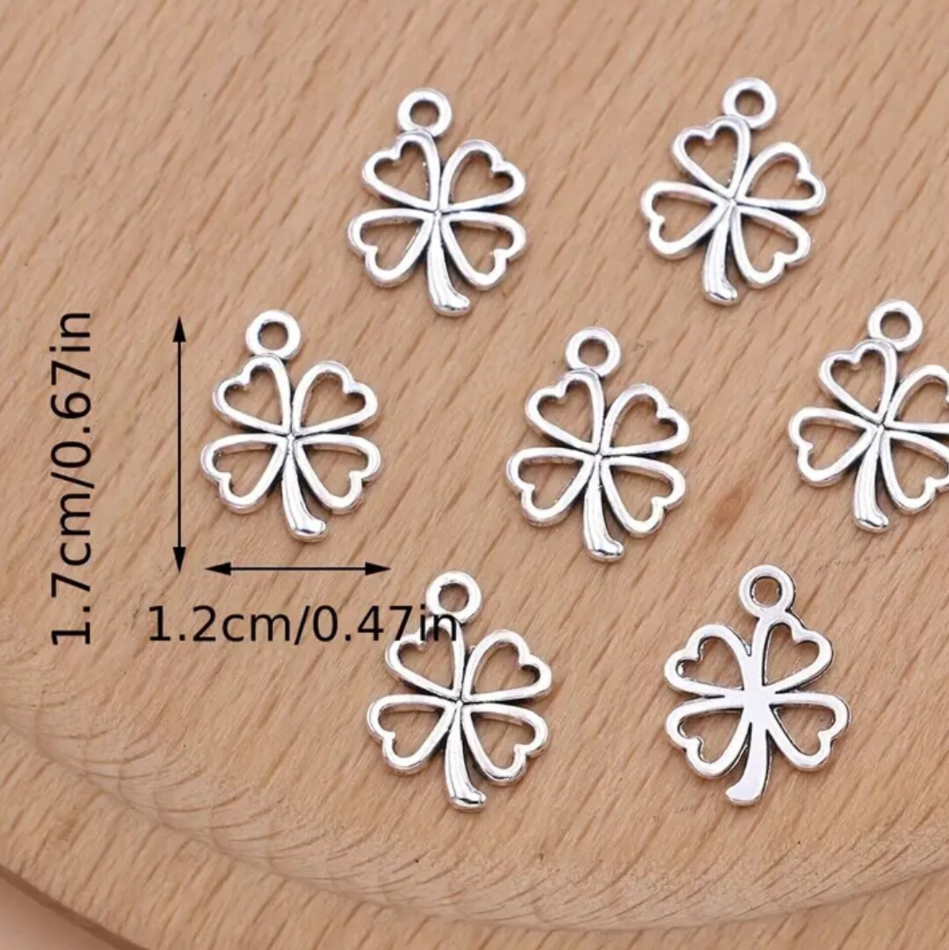 Colgantes De Trébol Oro - 3