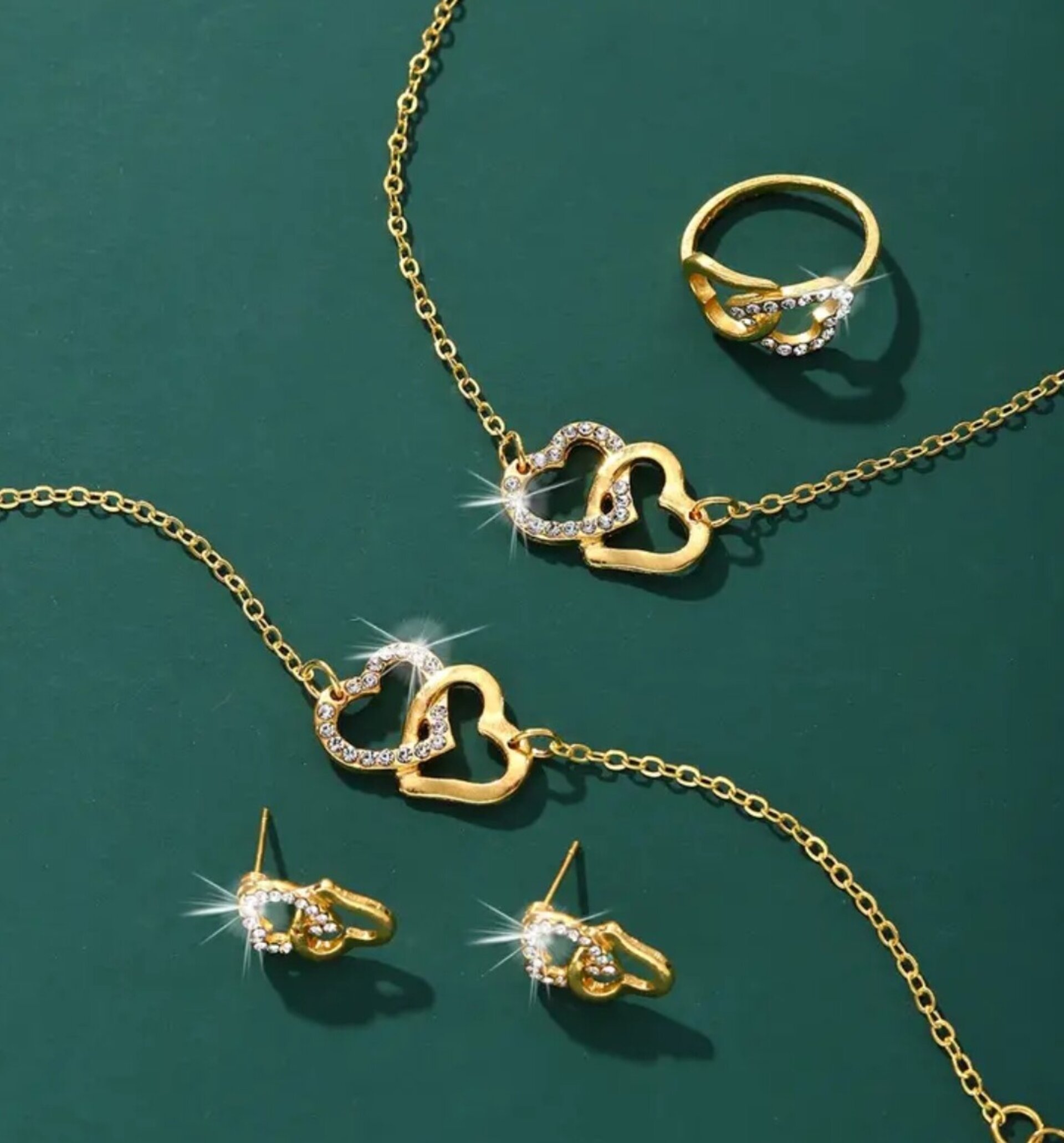 Conjunto Joyas Corazón Oro - 3