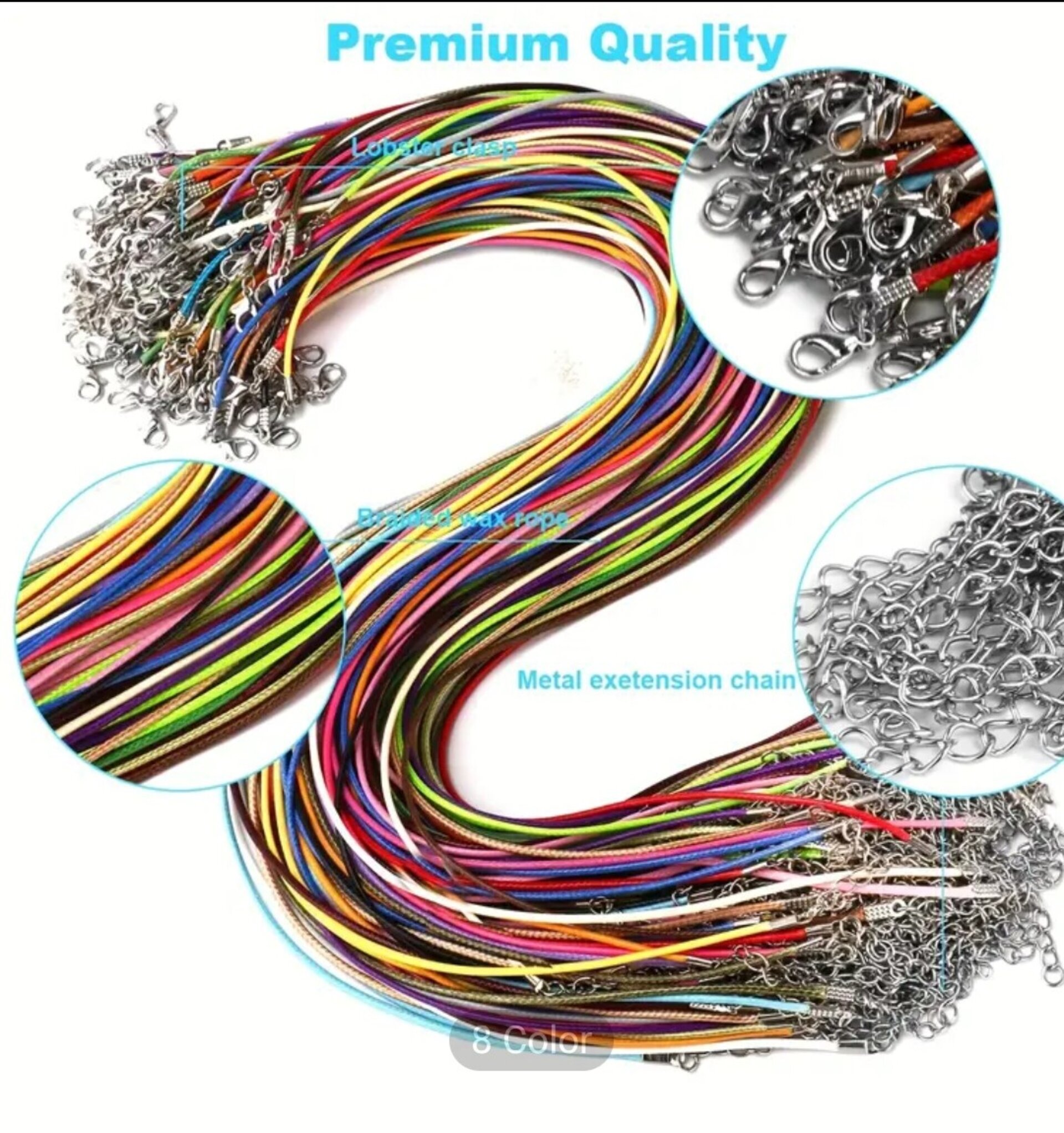 Collares Colores Cuero - 5