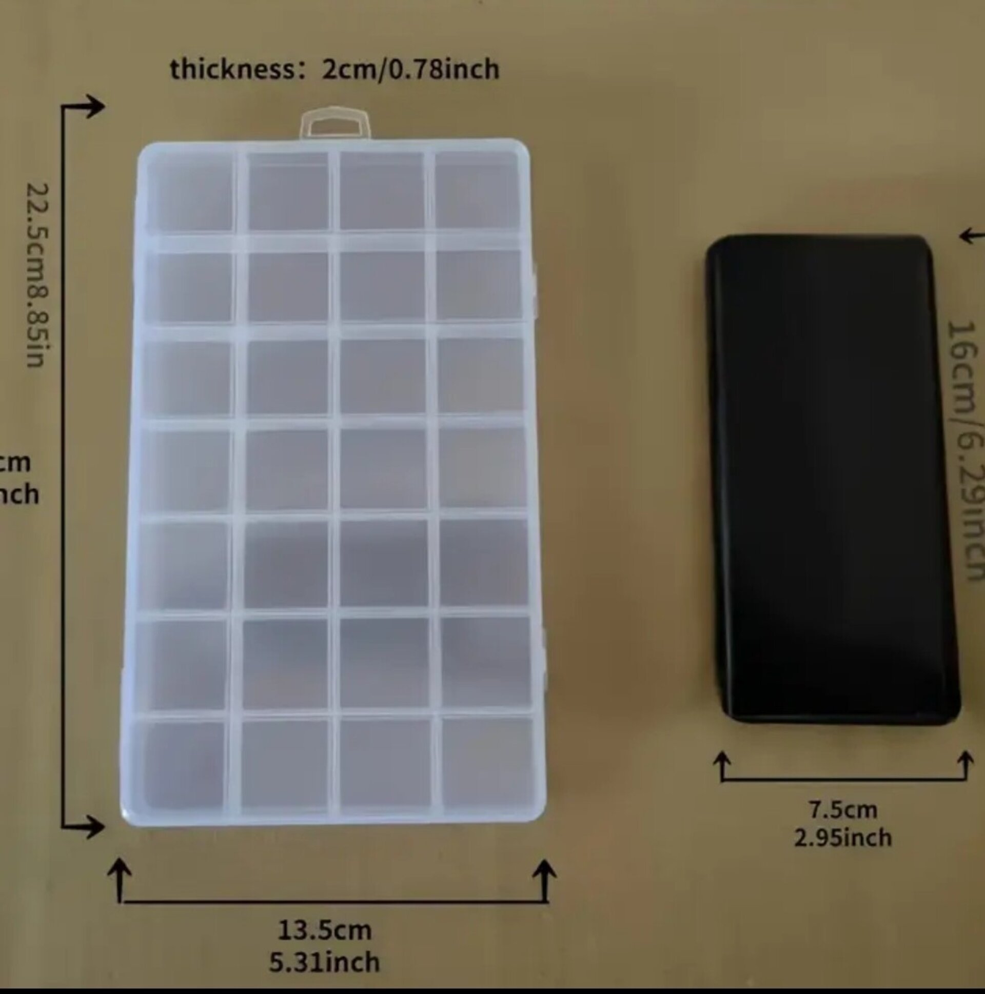 Caja De Almacenamiento 28 Cuadrículas Fija - 5