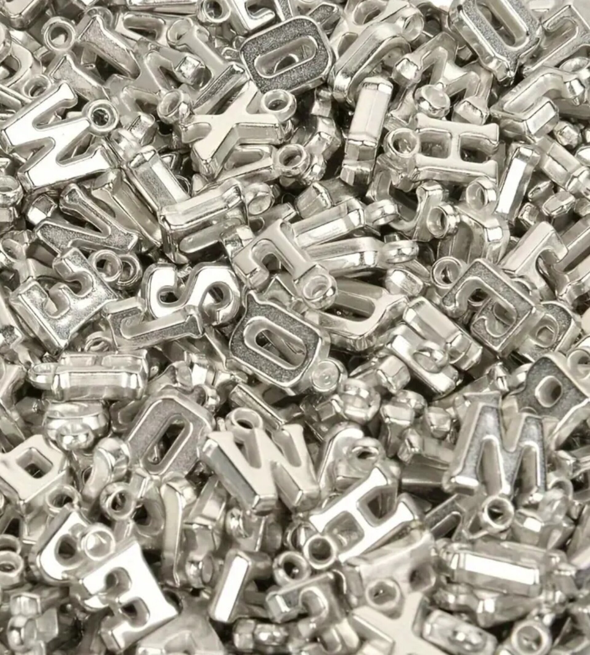 Colgante De Letra  Plata - 2