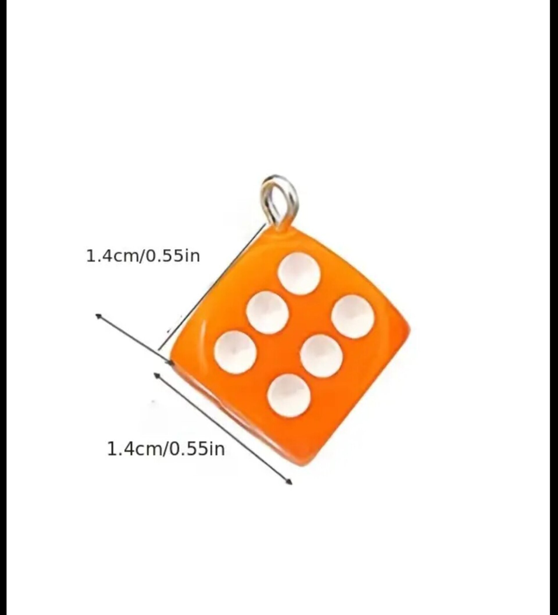 Colgante Dado Llavero Y Otros 14mm - 2