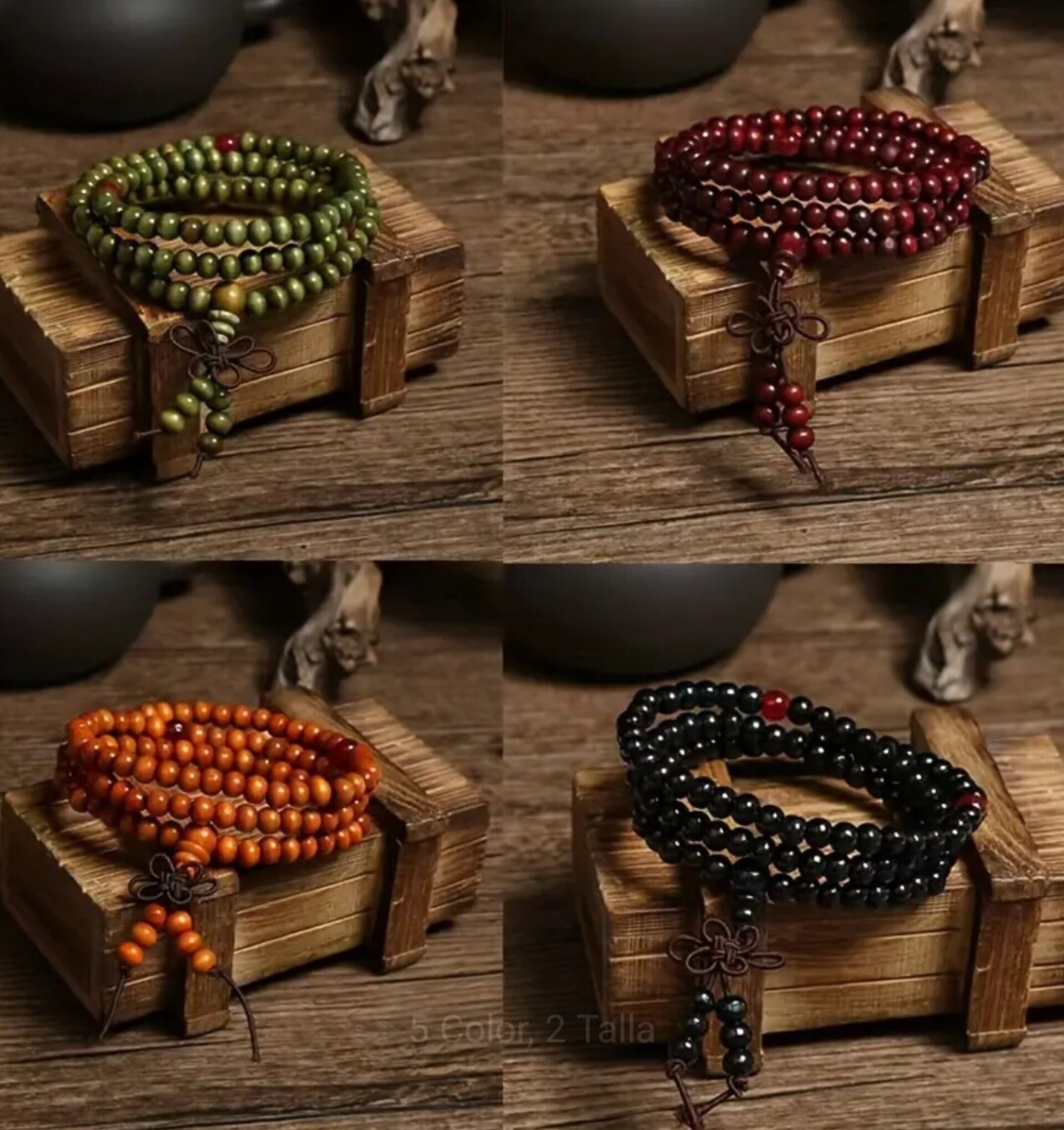 Pulsera Oración  Negra - 3