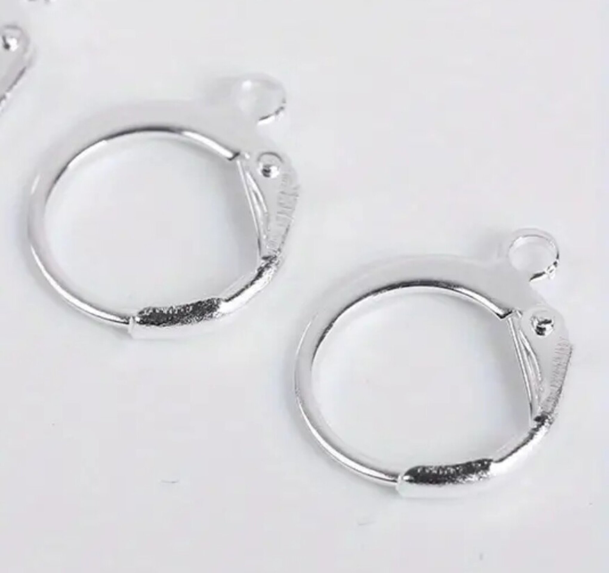 Ganchos Para Pendientes Plata - 2