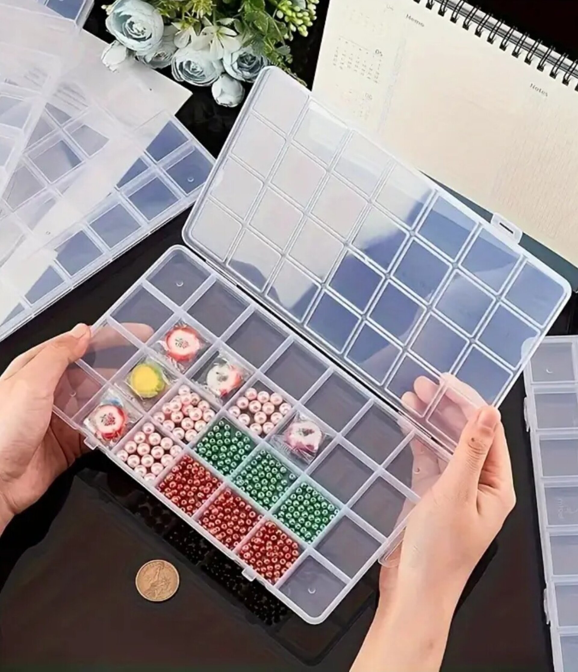 Caja De Almacenamiento 28 Cuadrículas Fija - 2