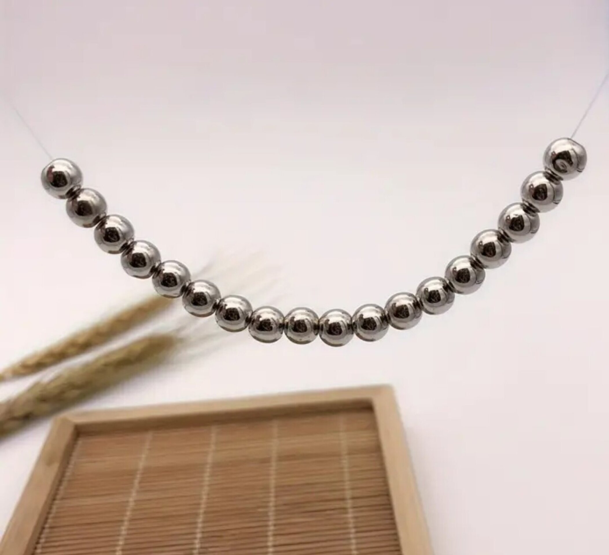 Conjunto 6mm  20 Bolas Plata - 3