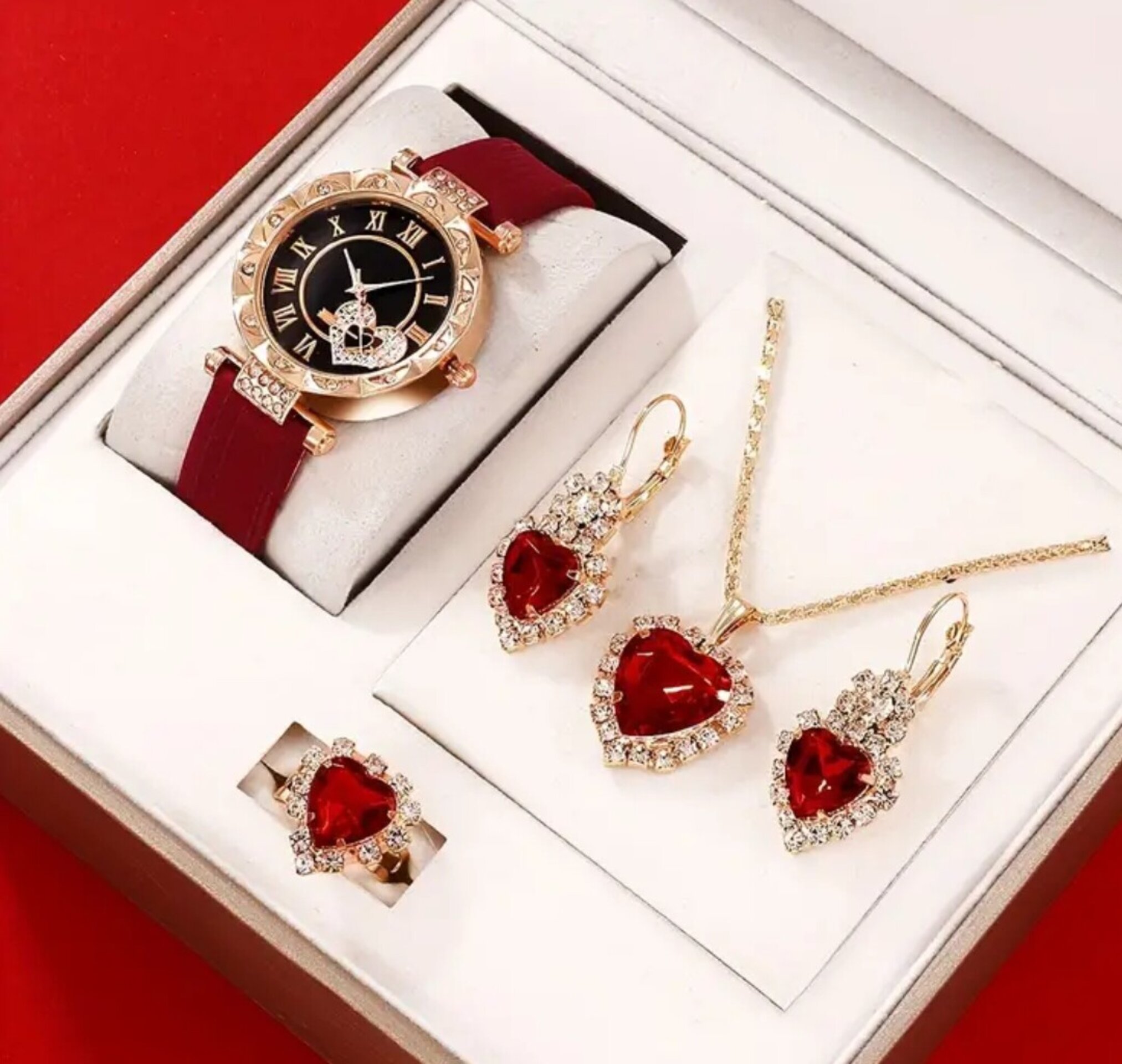 Conjunto Relog Rojo - 4