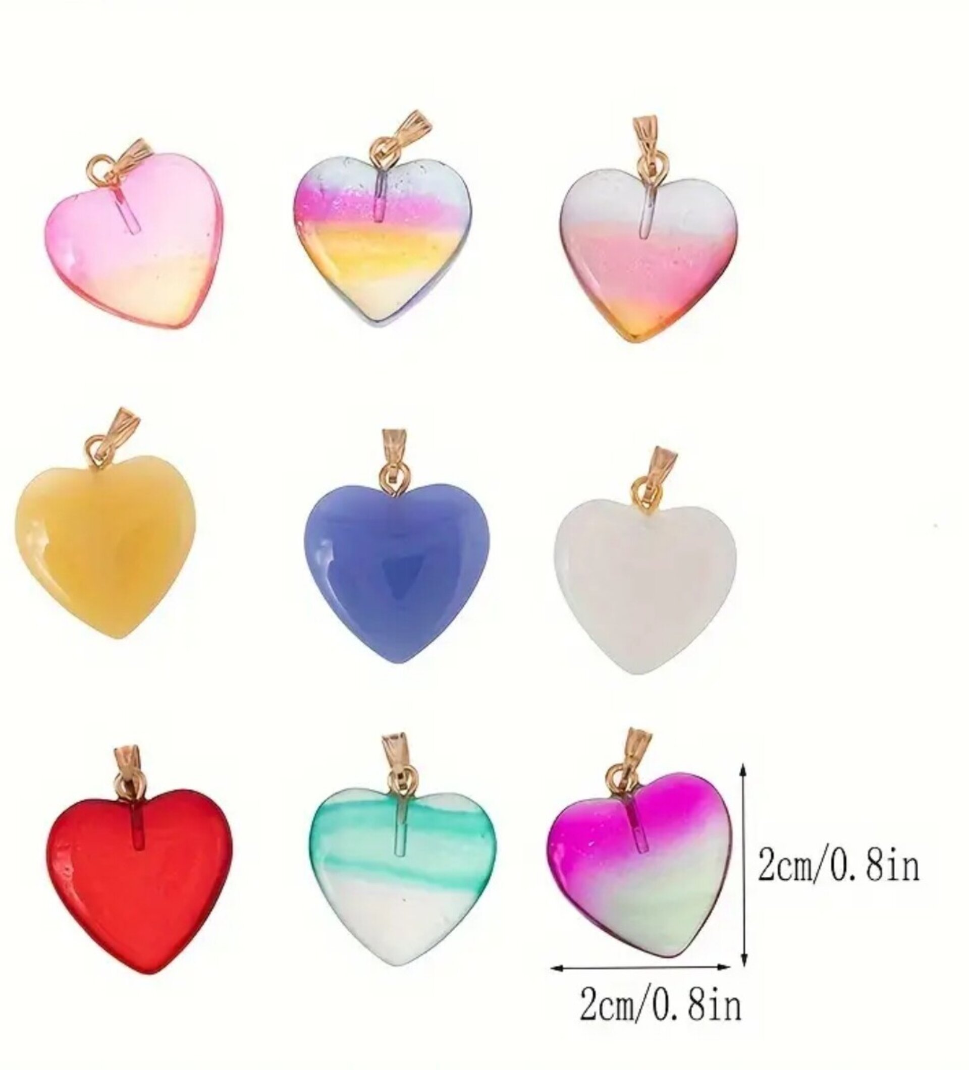 Colgantes De Corazones - 2