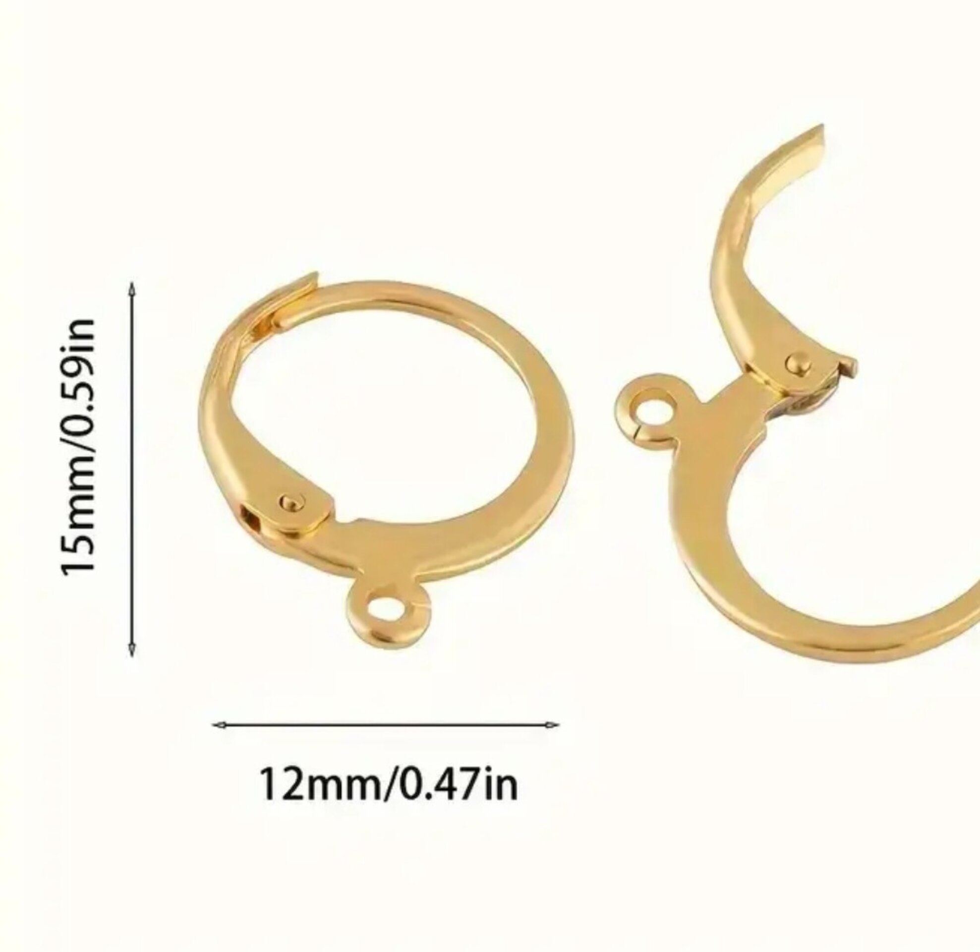 Ganchos Para Pendientes Plata - 3