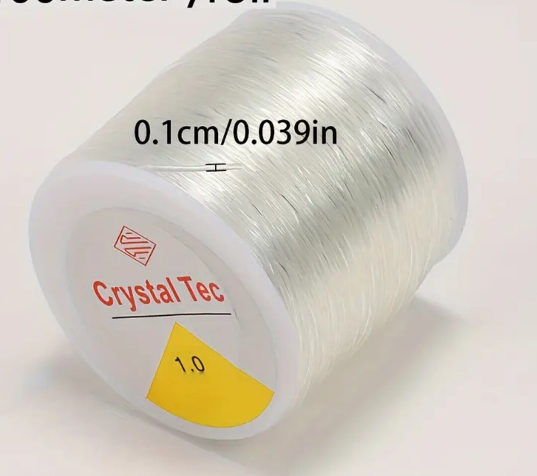 10 Metros Cuerda Elástica Blanca 0,1mm - 2