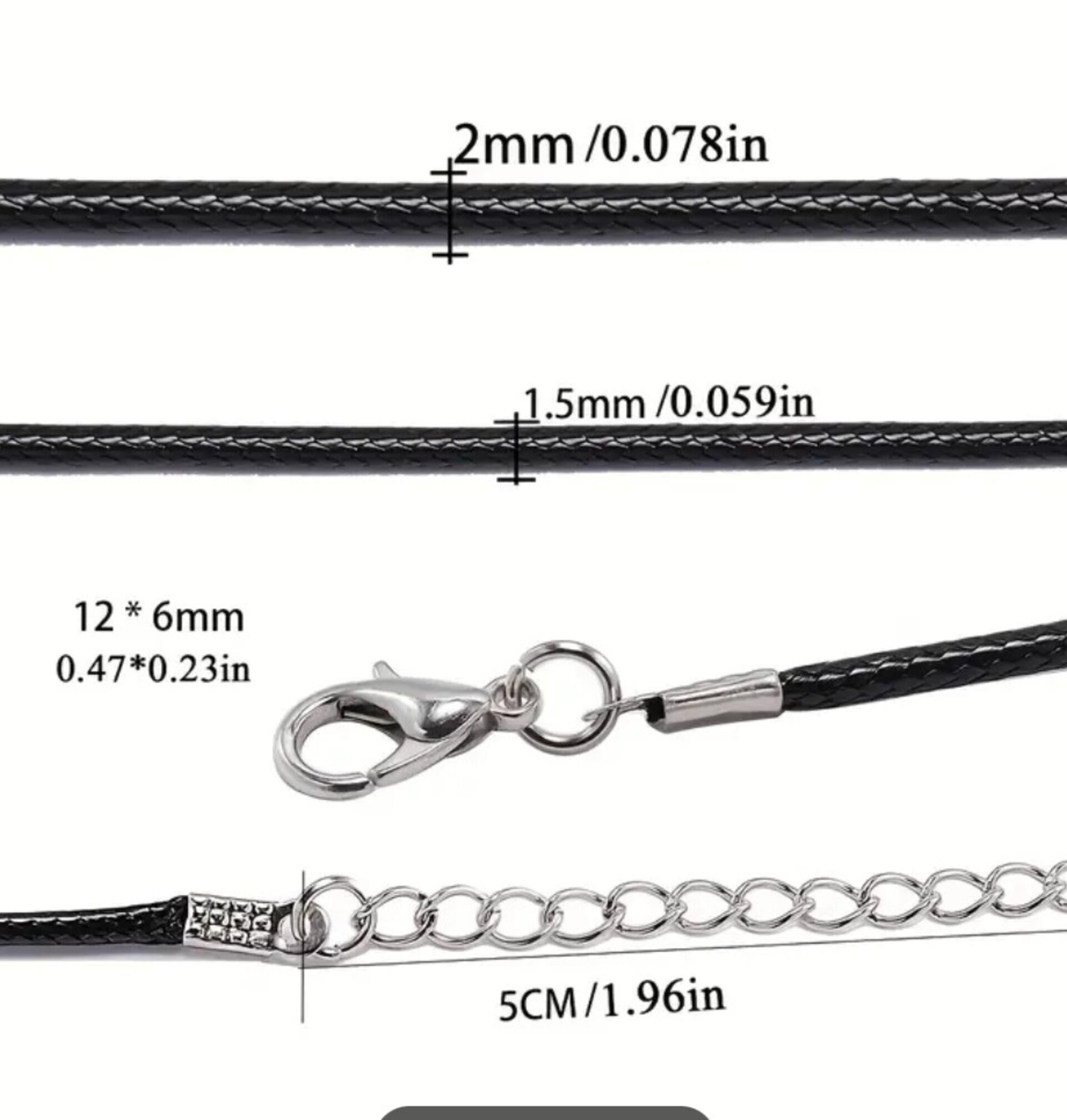 Collares Cuero Blanco - 2