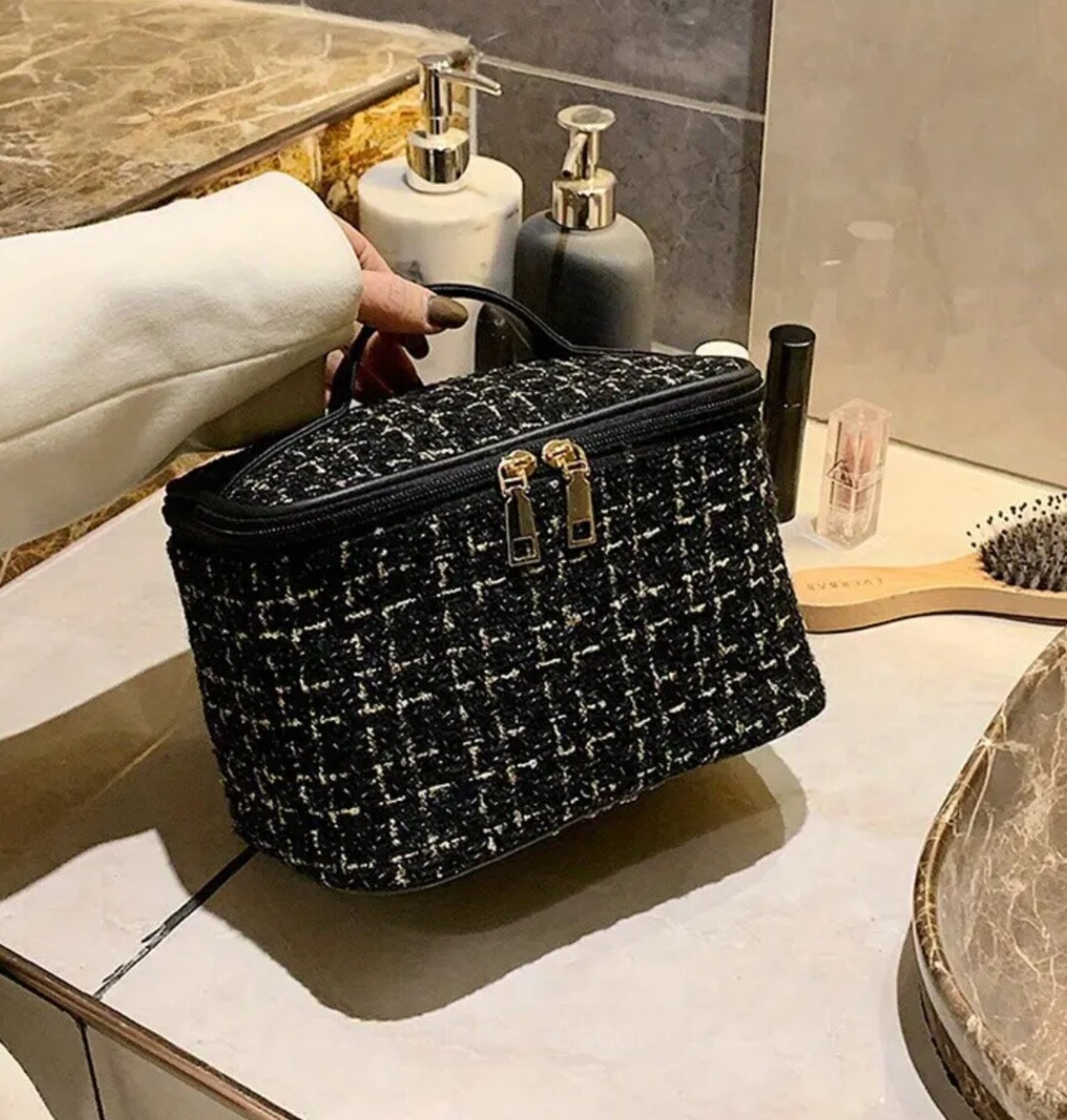 Bolsa De Cosmeticos Train Negro - 3