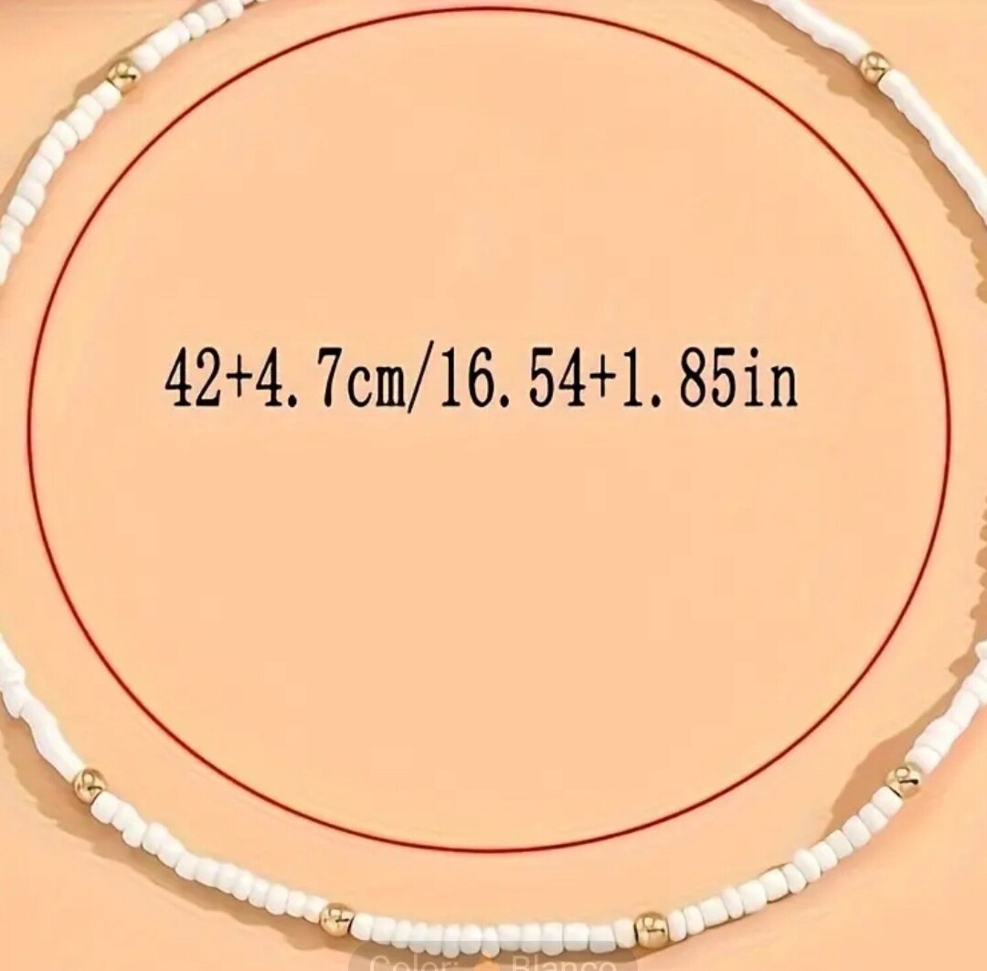 Collar Valeria  Blanco - 4