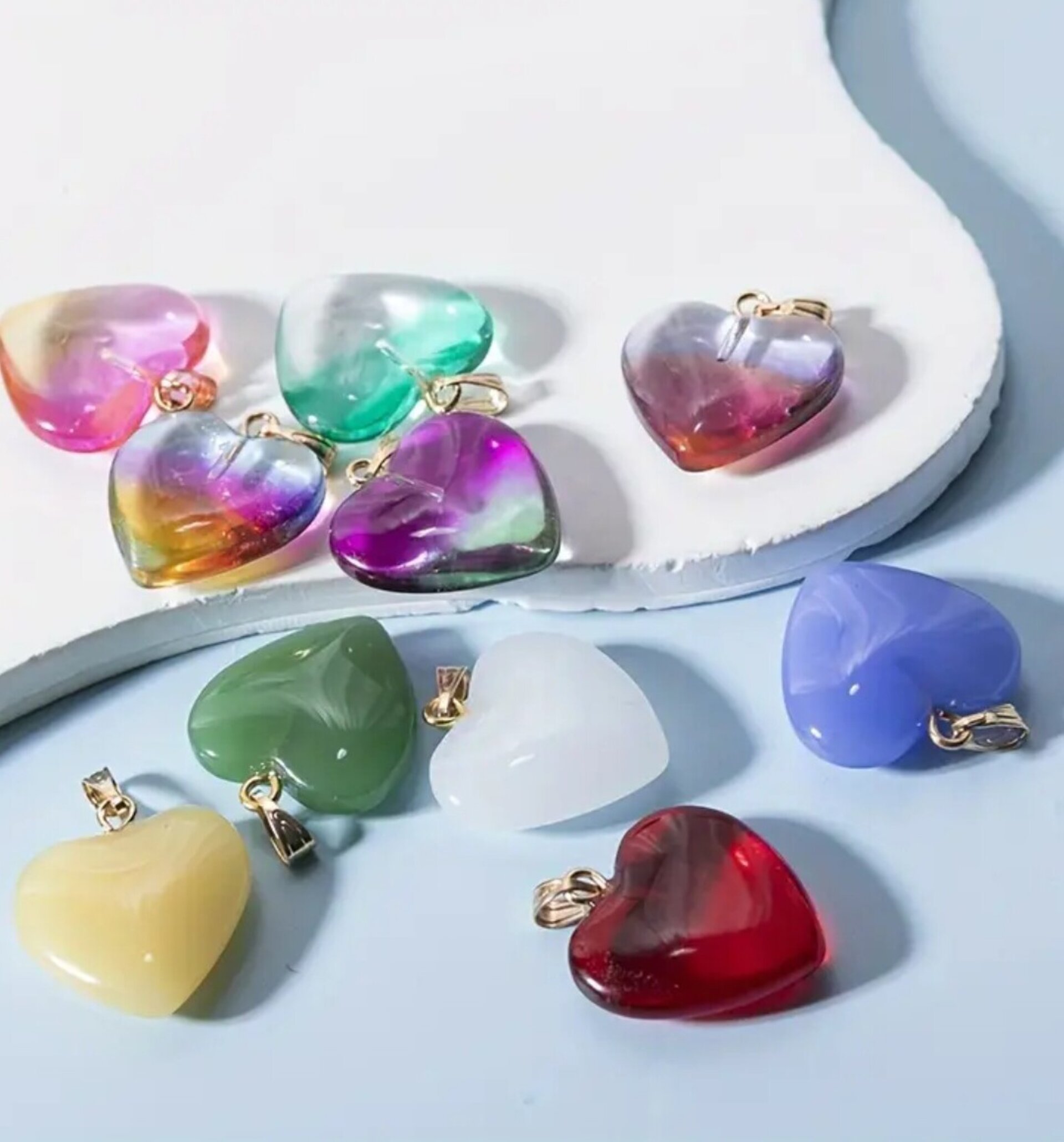 Colgantes De Corazones - 4