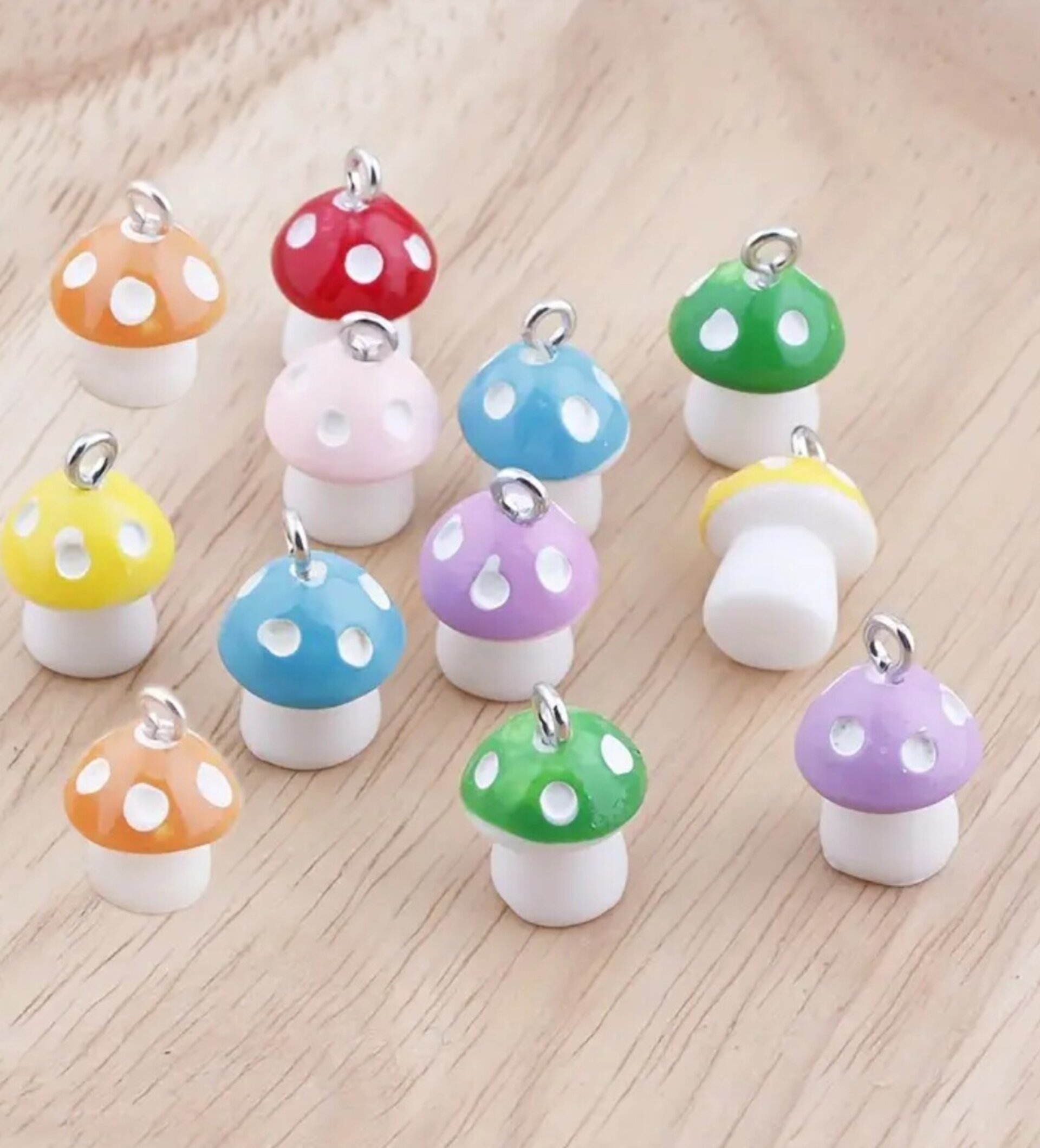 Colgantes De Setas Multicolor - 3