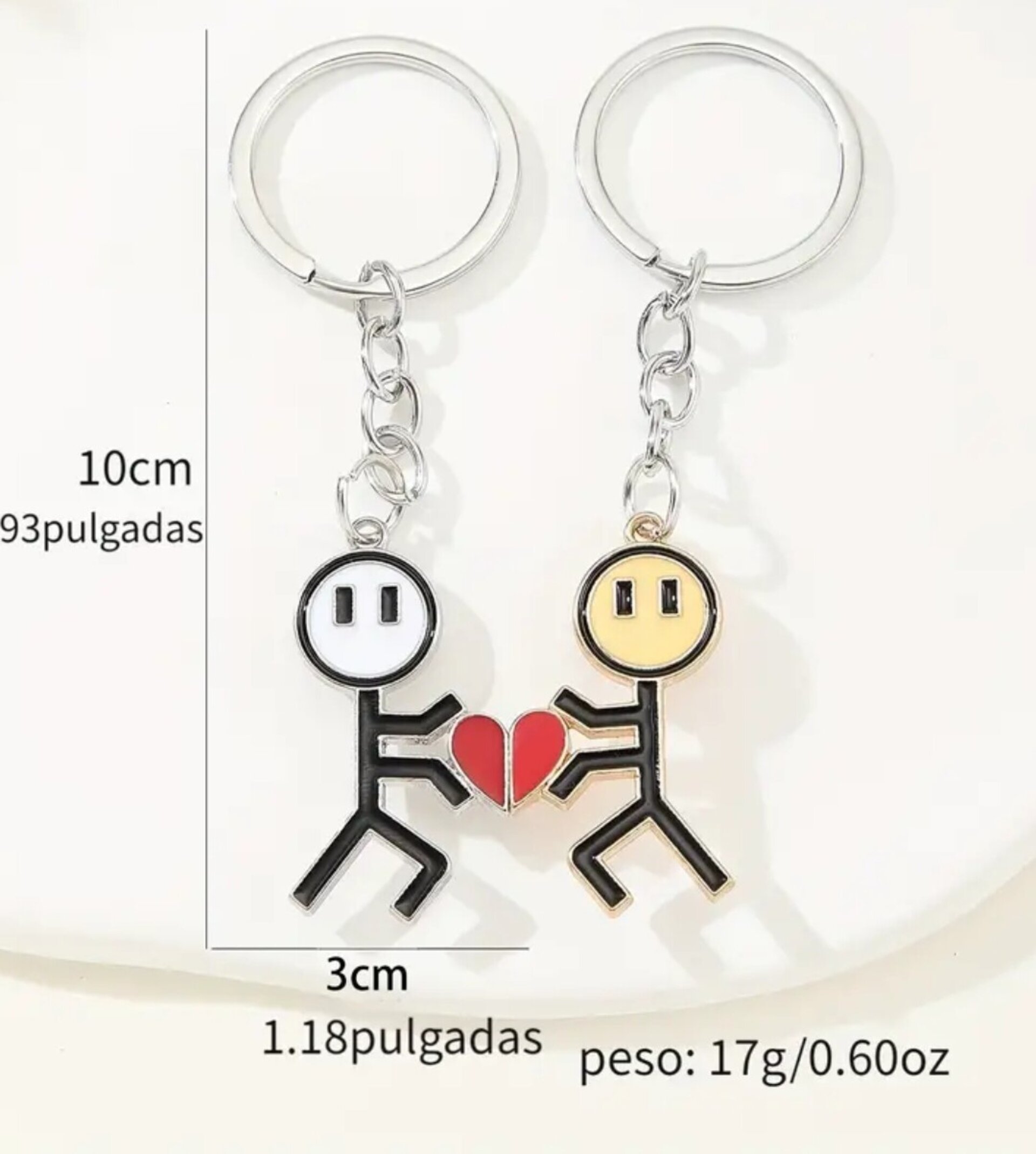 Llavero La Parejita Colorida - 3