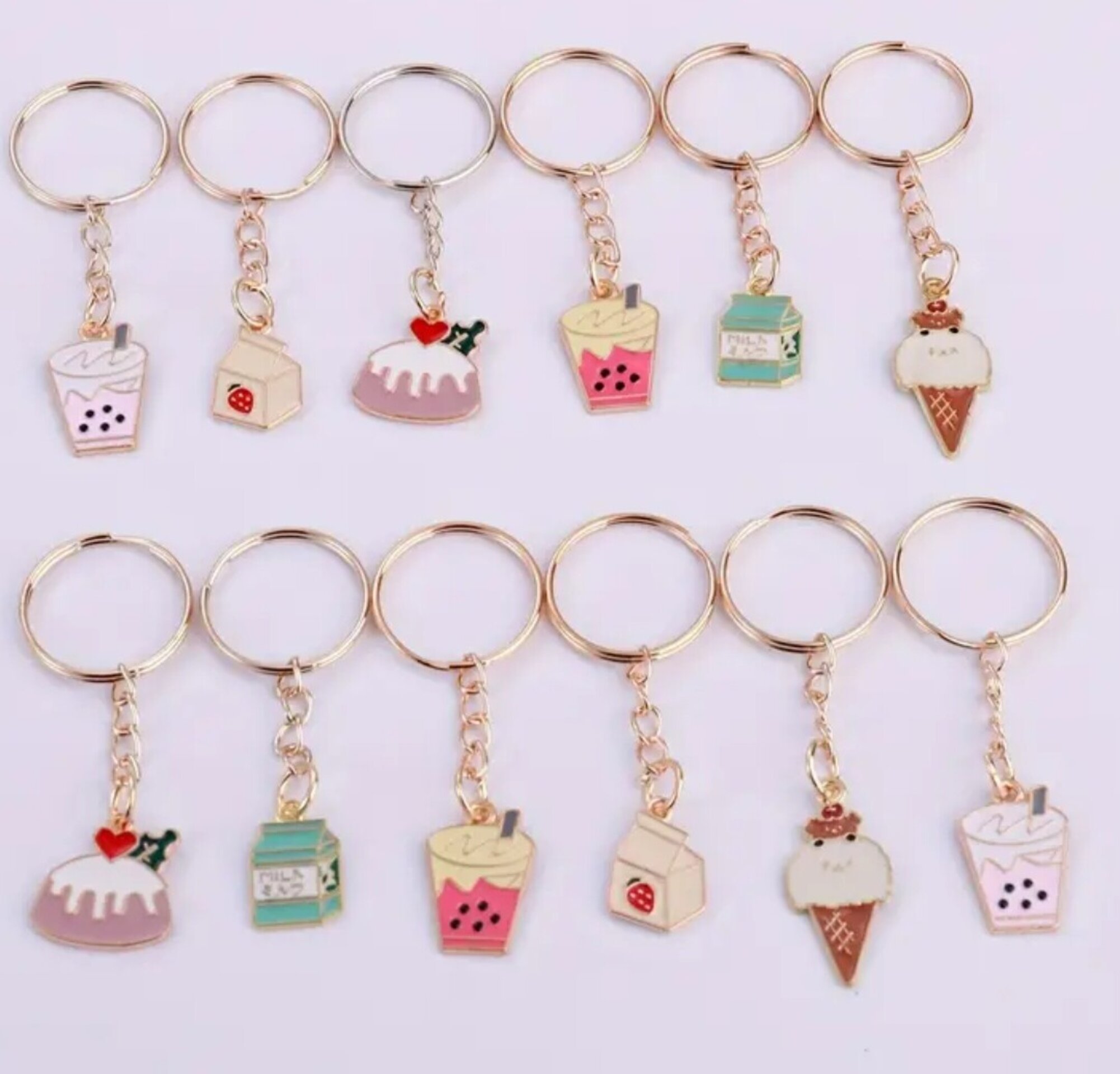 2 Colgantes De Llavero Oro - 3