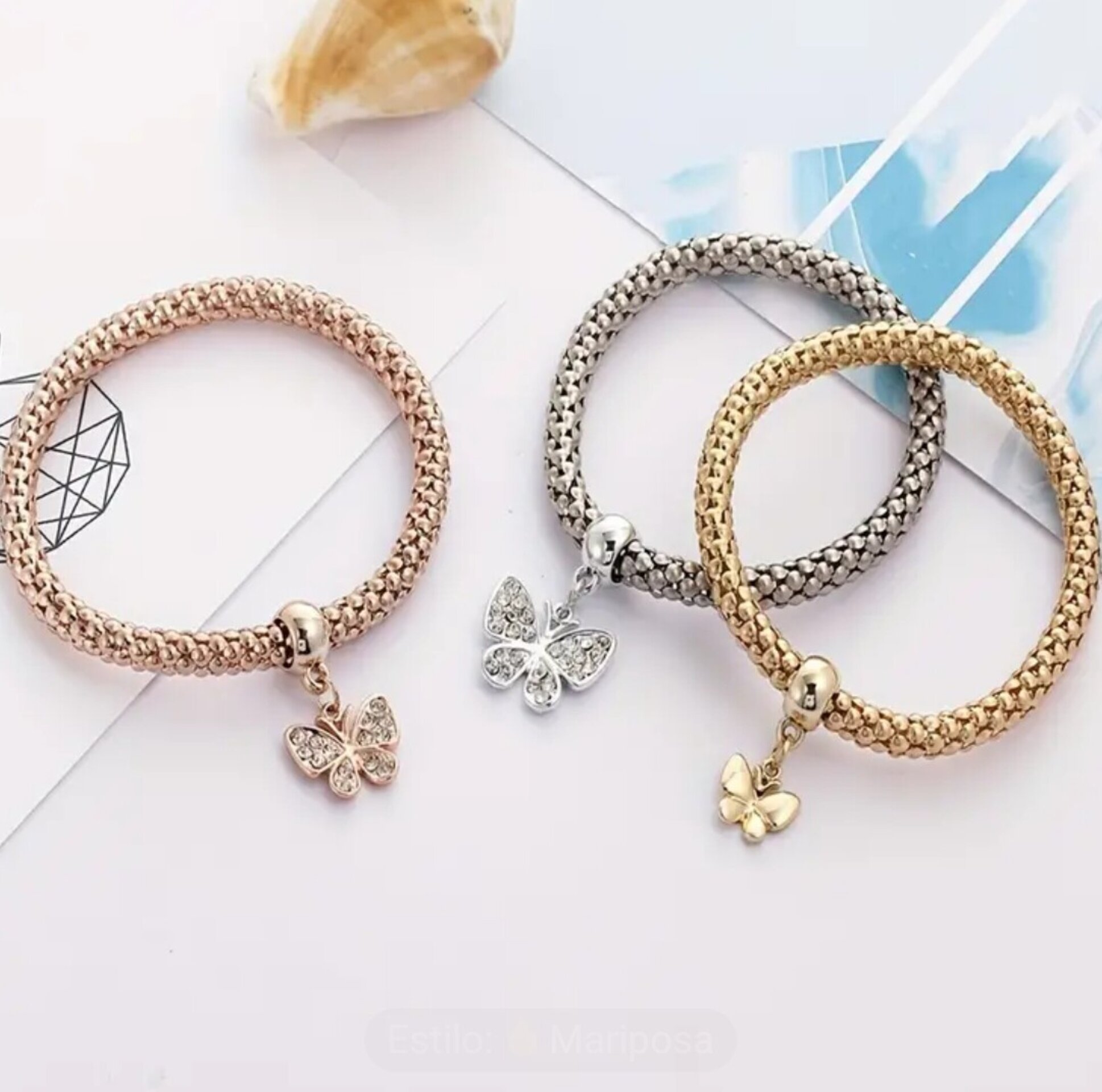 Pulsera Glamour  Mariposa - 3