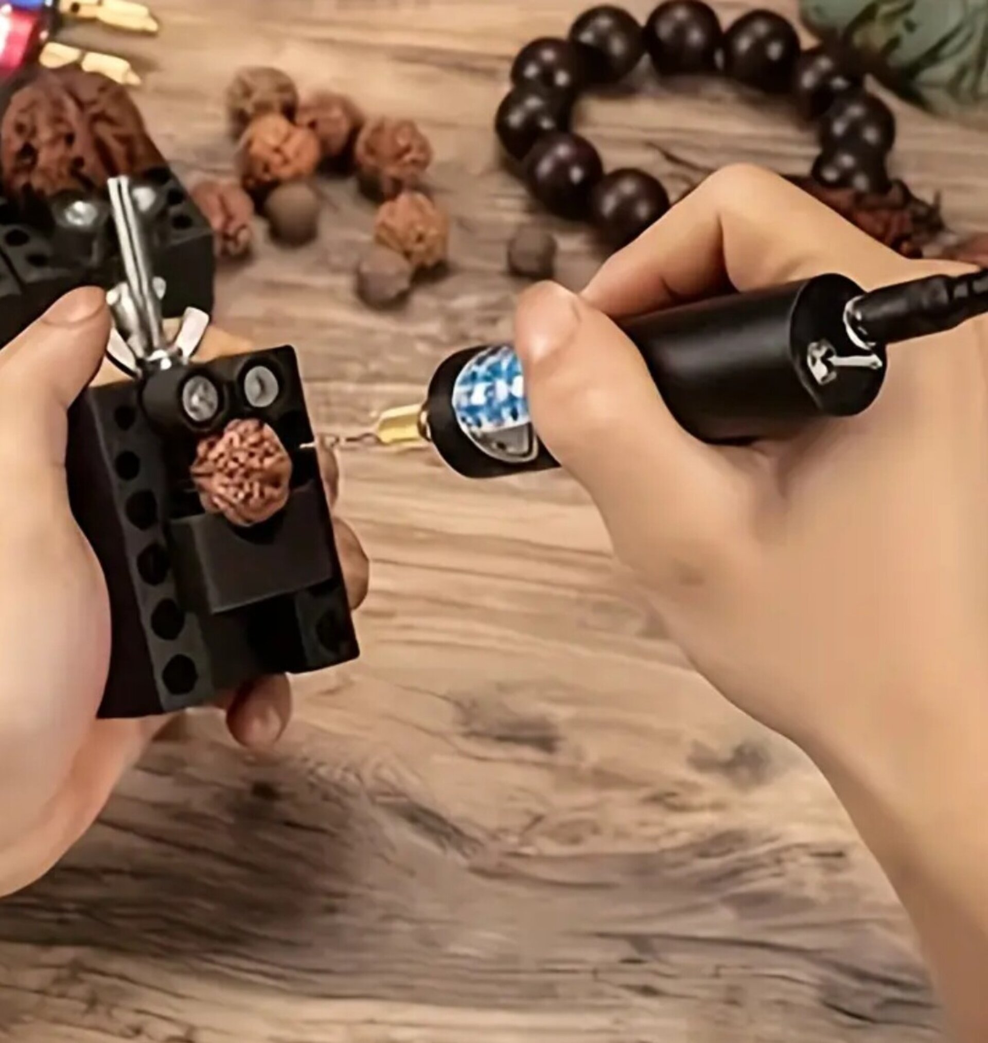 Mini Micro Taladro Eléctrico Portátil Negro - 6