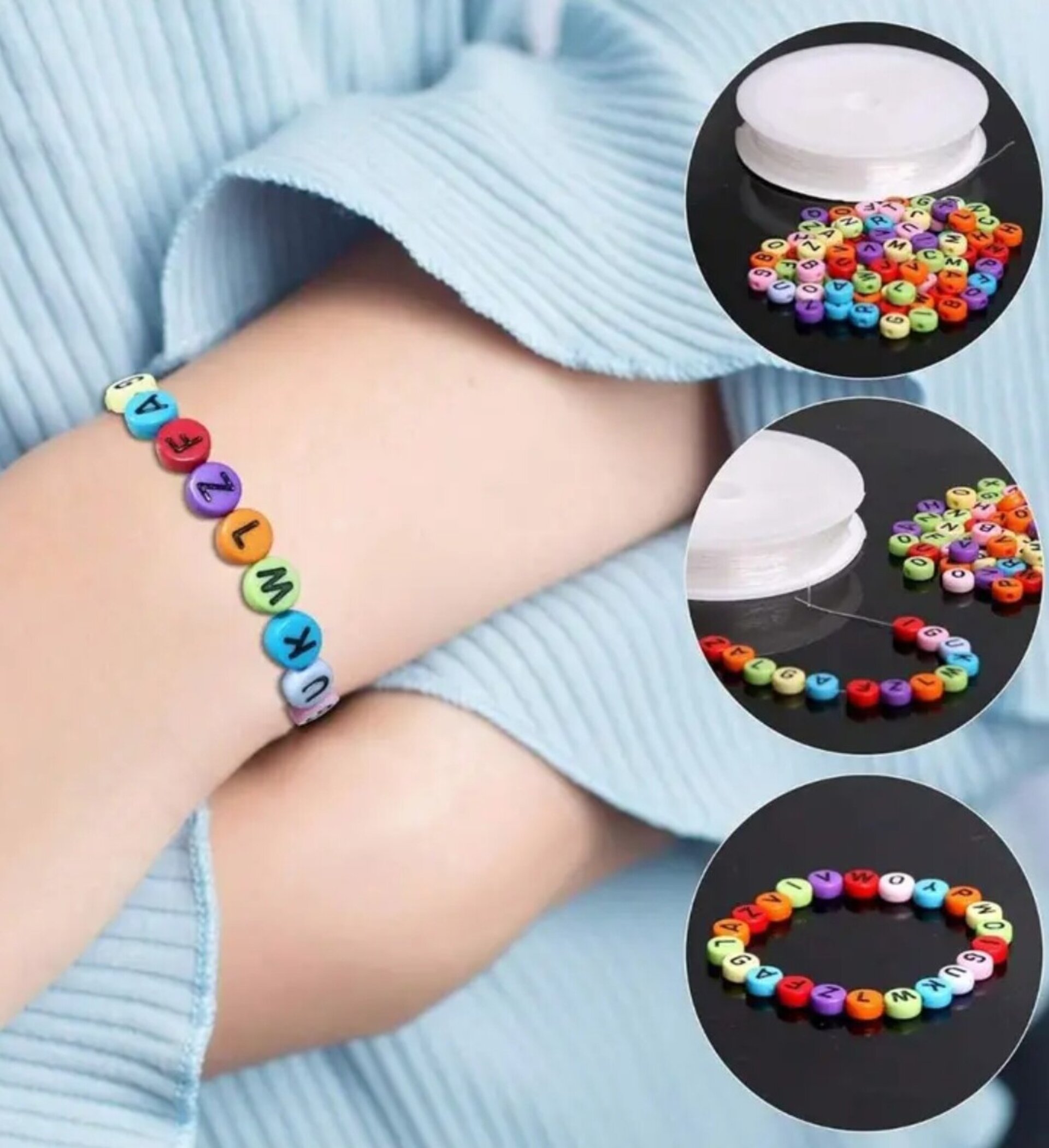 100 Cuentas Letras Y Números - 2