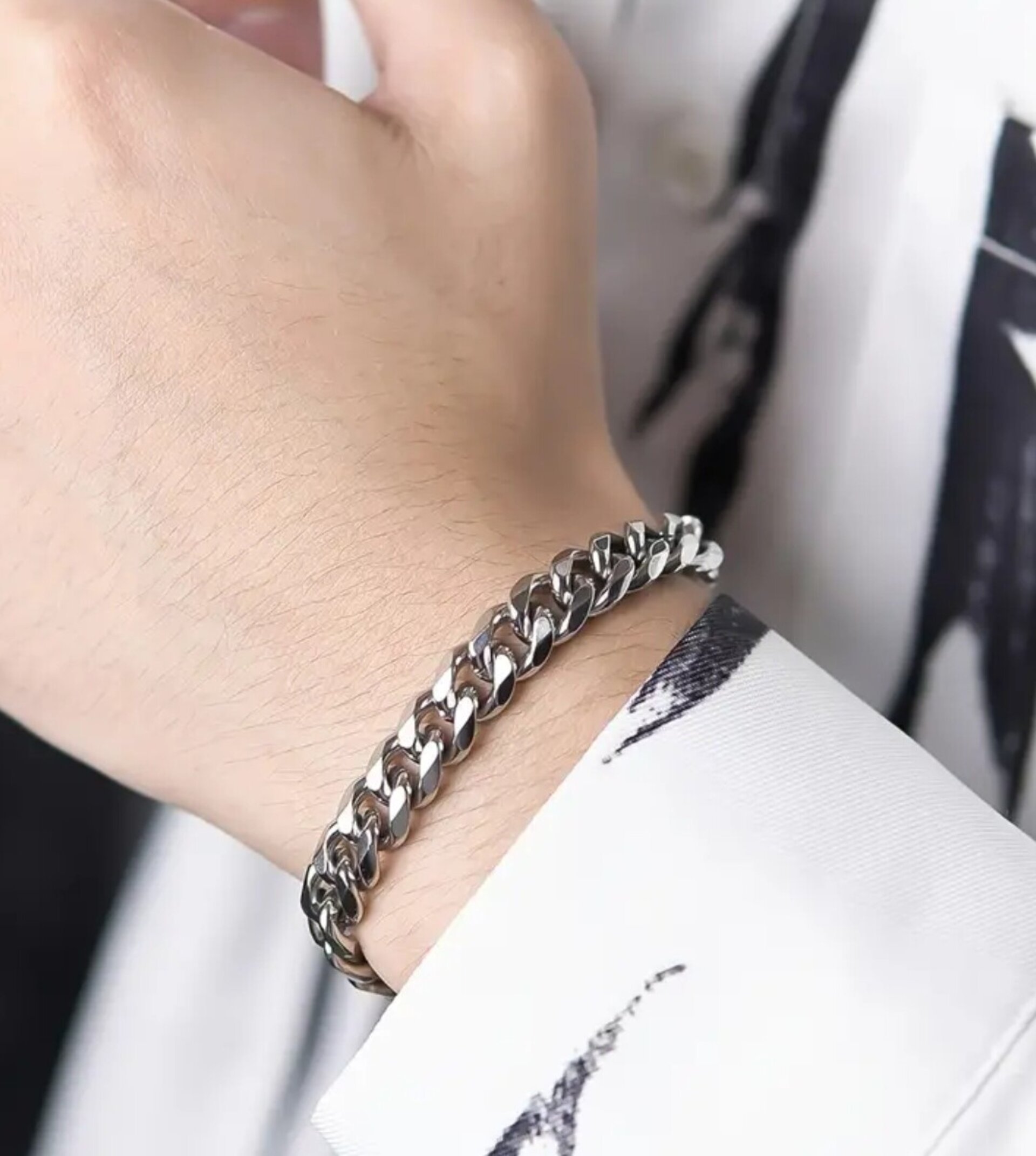 Pulseras Acero inoxidable Cubano - 2