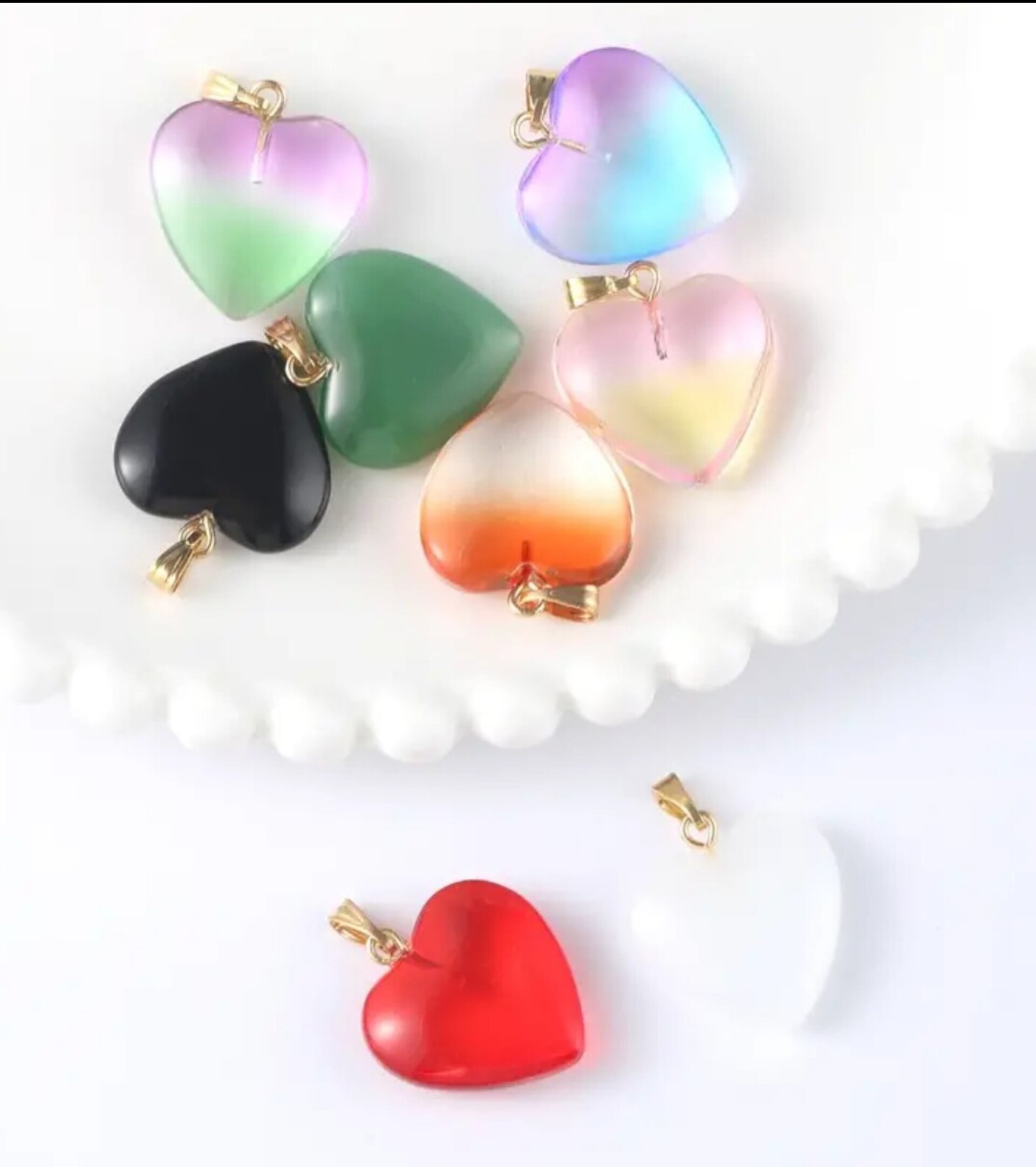 Colgantes De Corazones Premium - 8