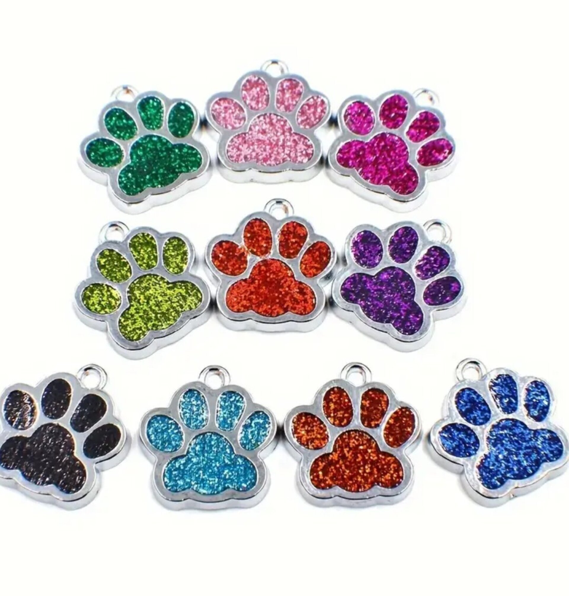 Llavero Huella Gato Y Perro - 4