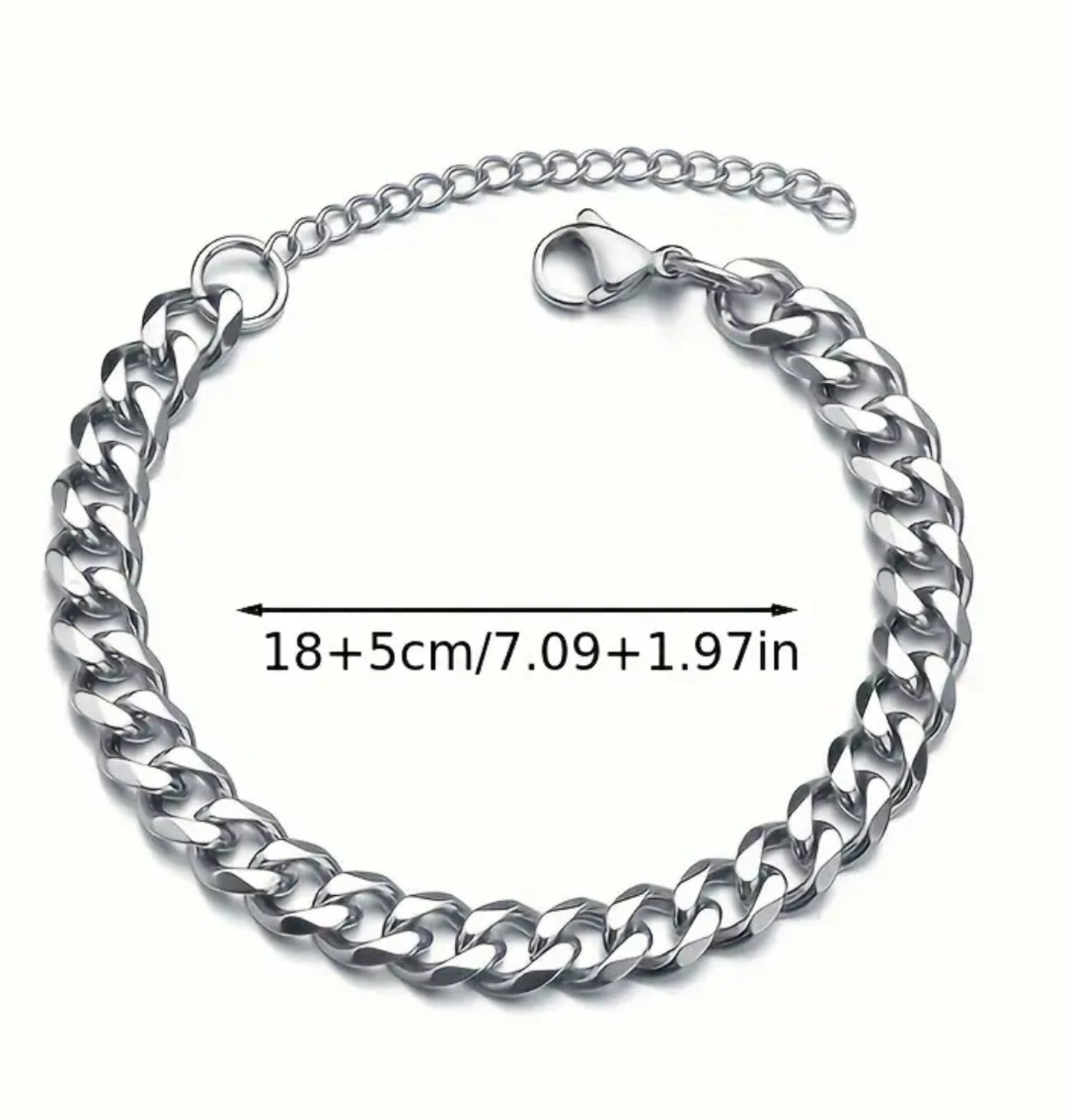 Pulseras Acero inoxidable Cubano - 3