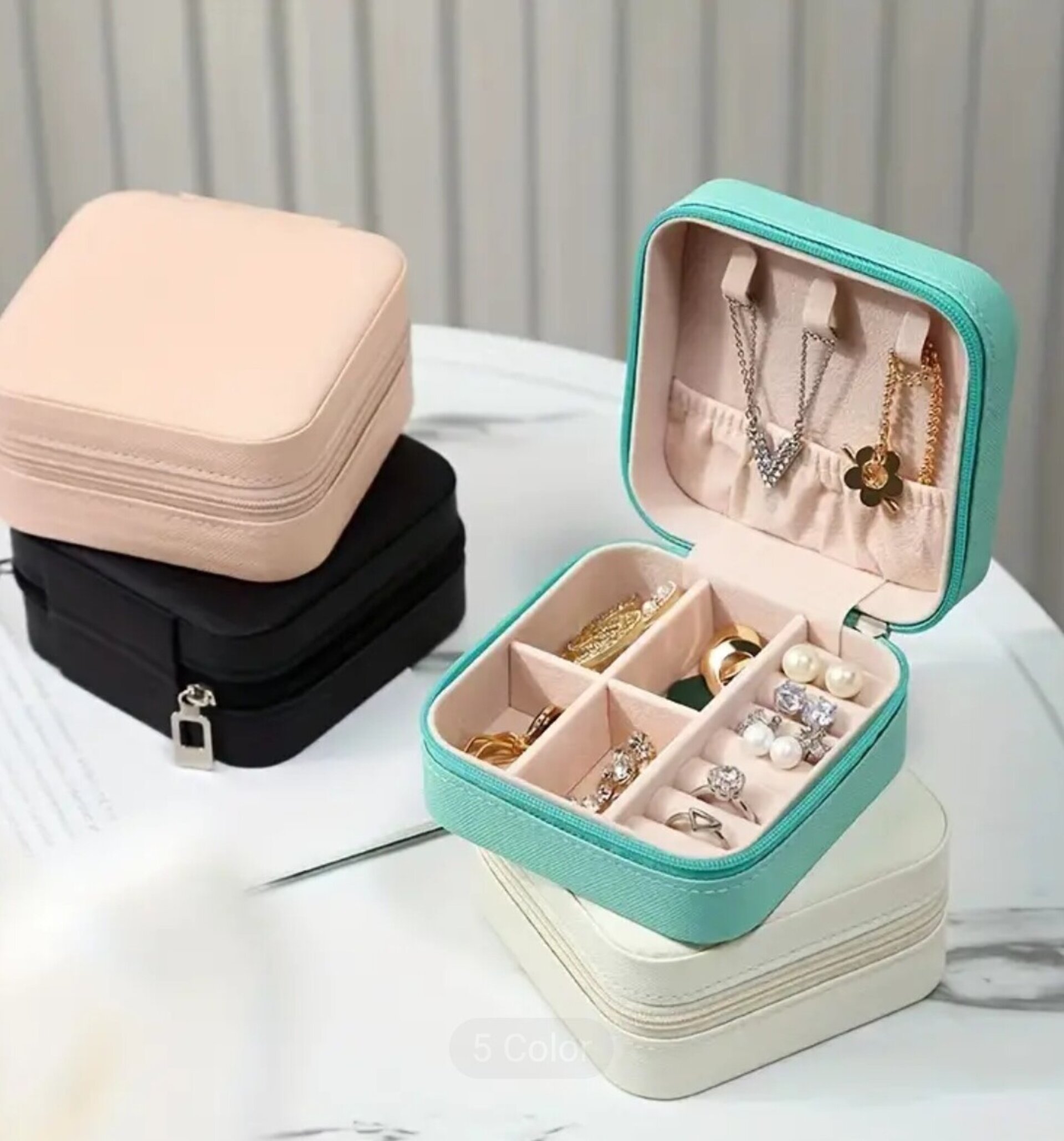 Joyero Verde Splash - 2