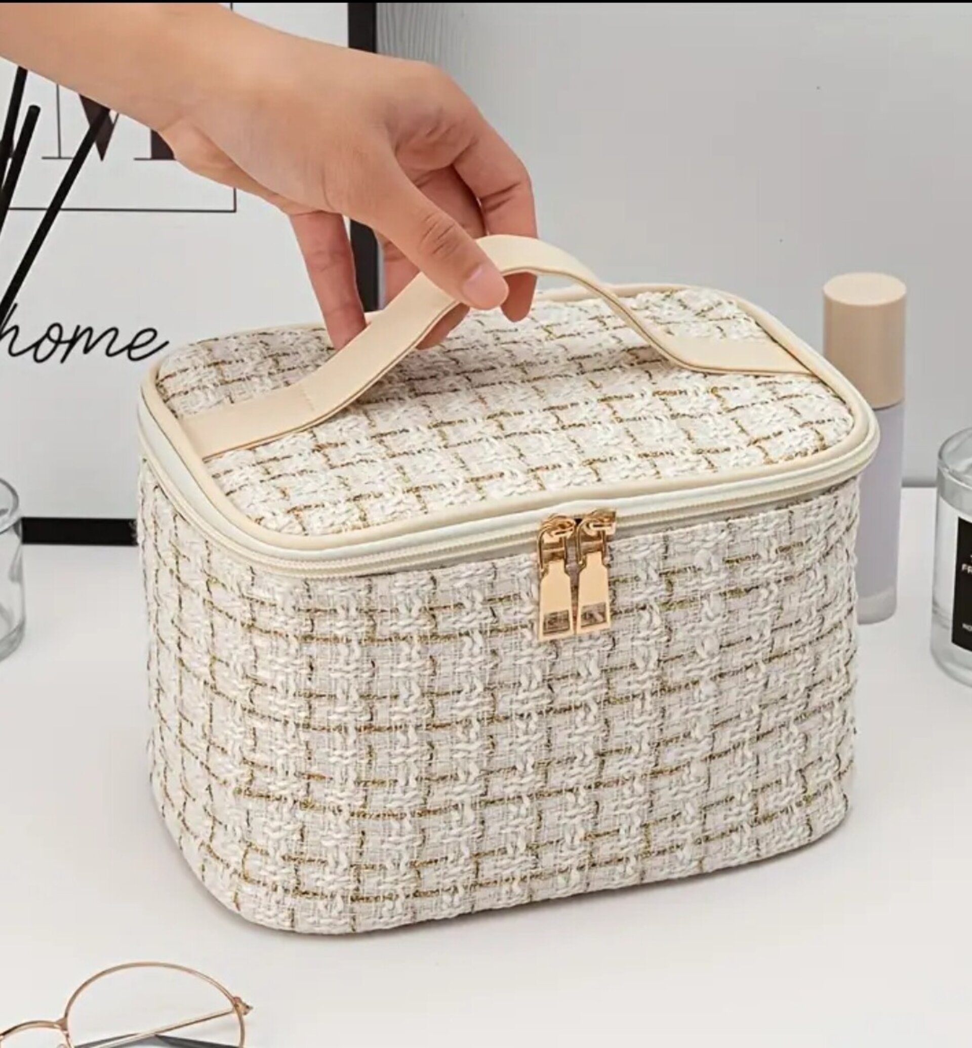 Bolsa De Cosmeticos Train Blanca - 3