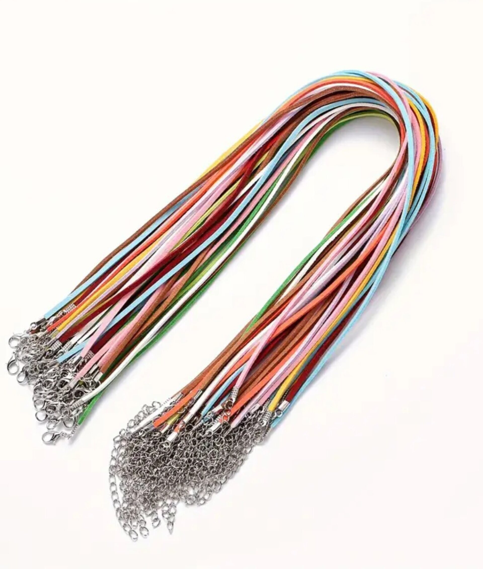 Collares Cuero Gamuza Colores - 5