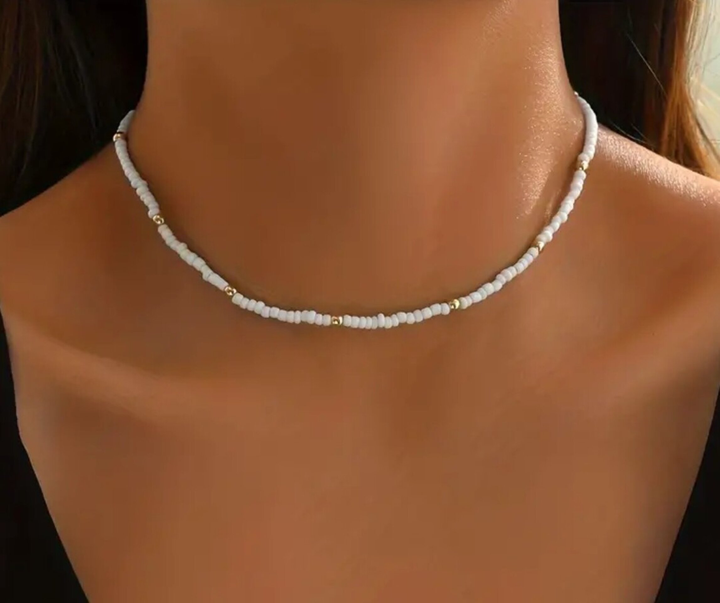 Collar Valeria  Blanco - 2