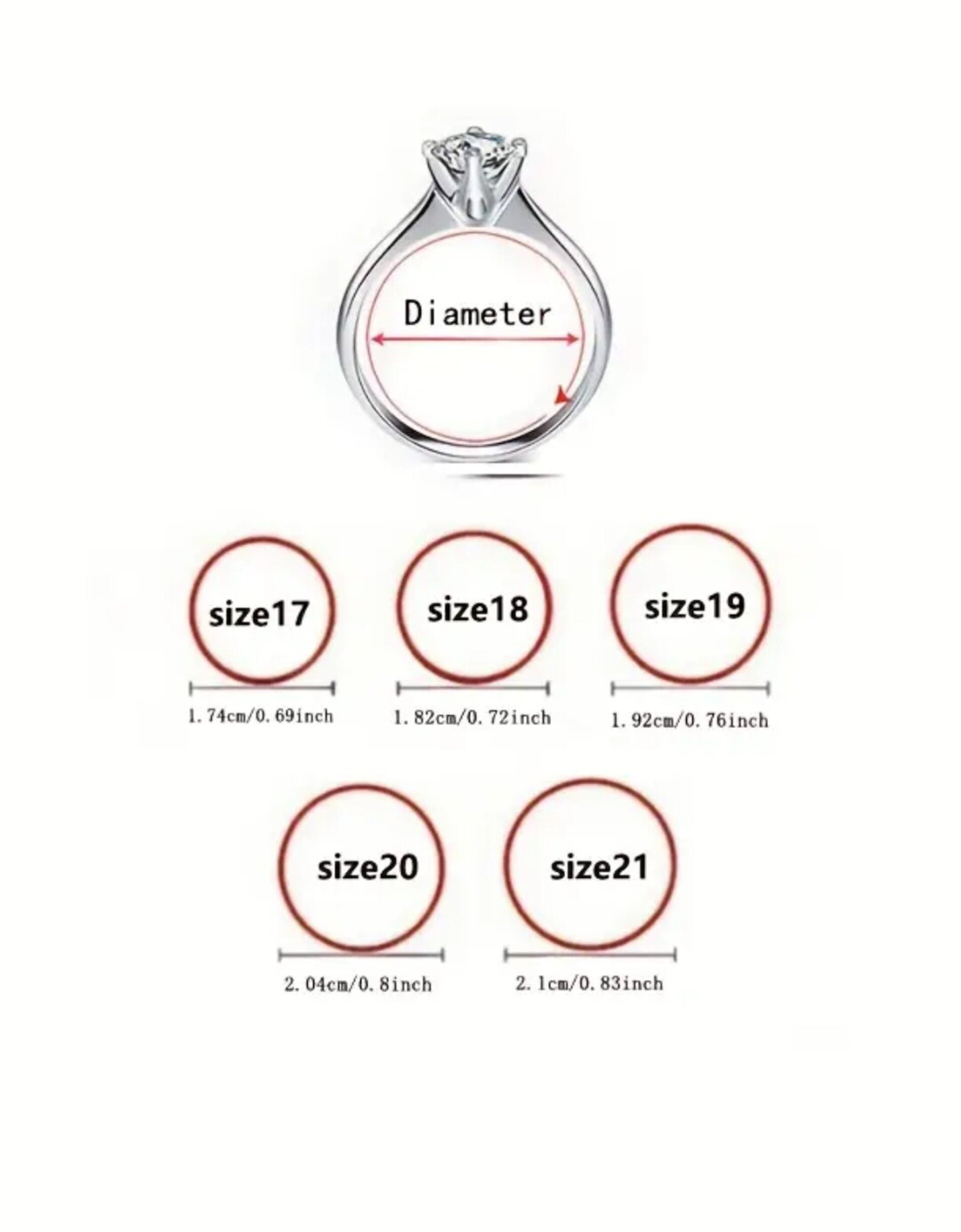 Anillos 1€ Aleatorios Talla 17 a 21 - 4