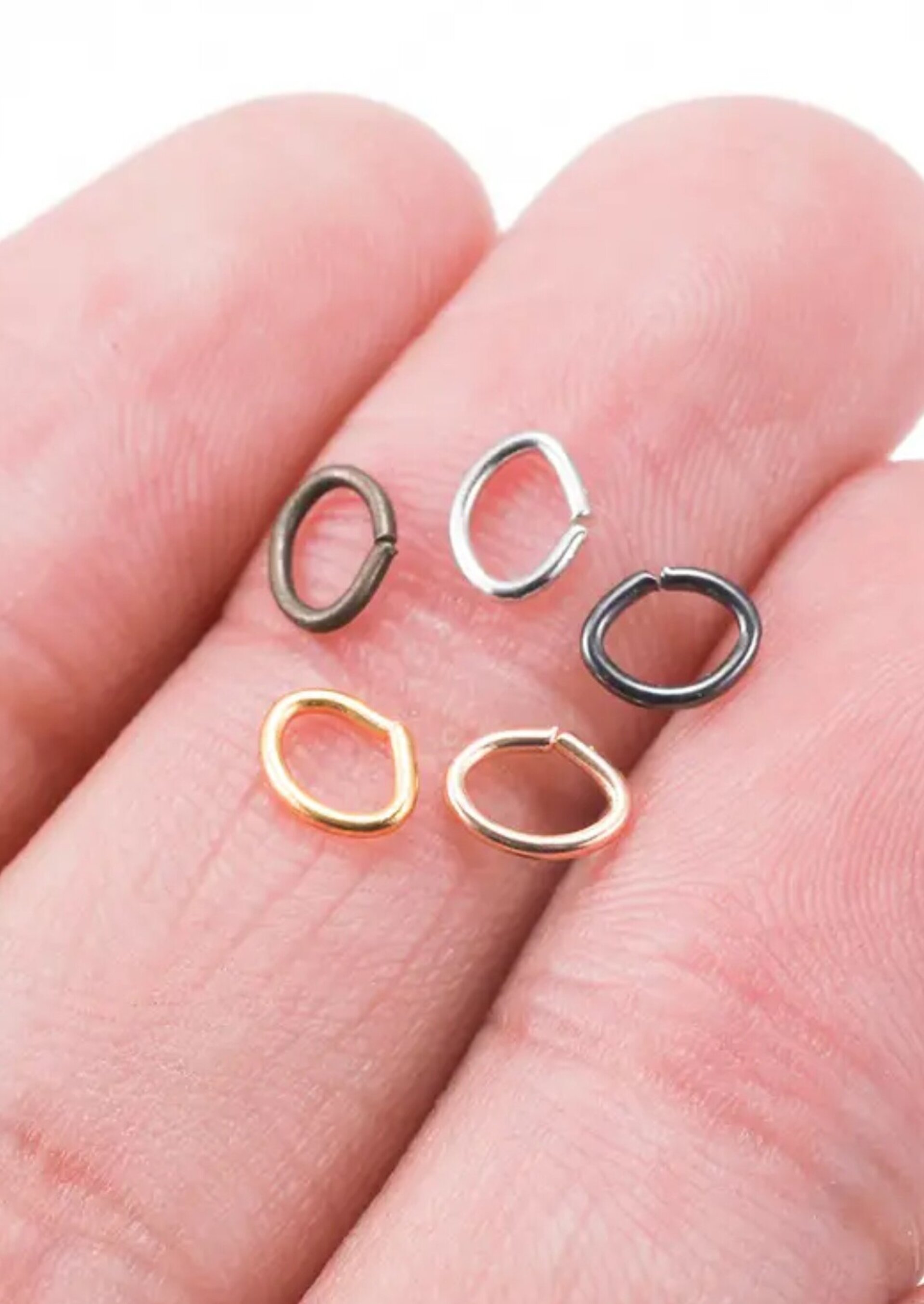 Anillo De Salto Ovalado Plata 5x1€ - 2