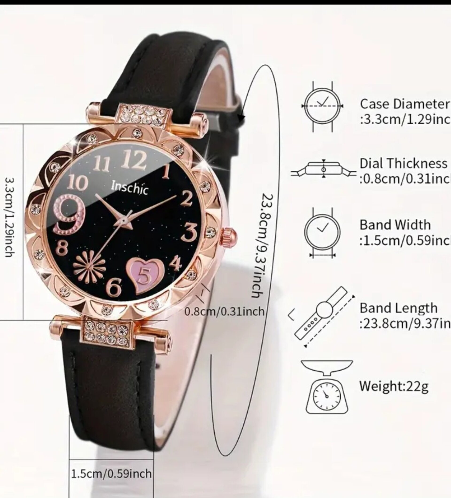 Conjunto Relog Cuarzo - 3