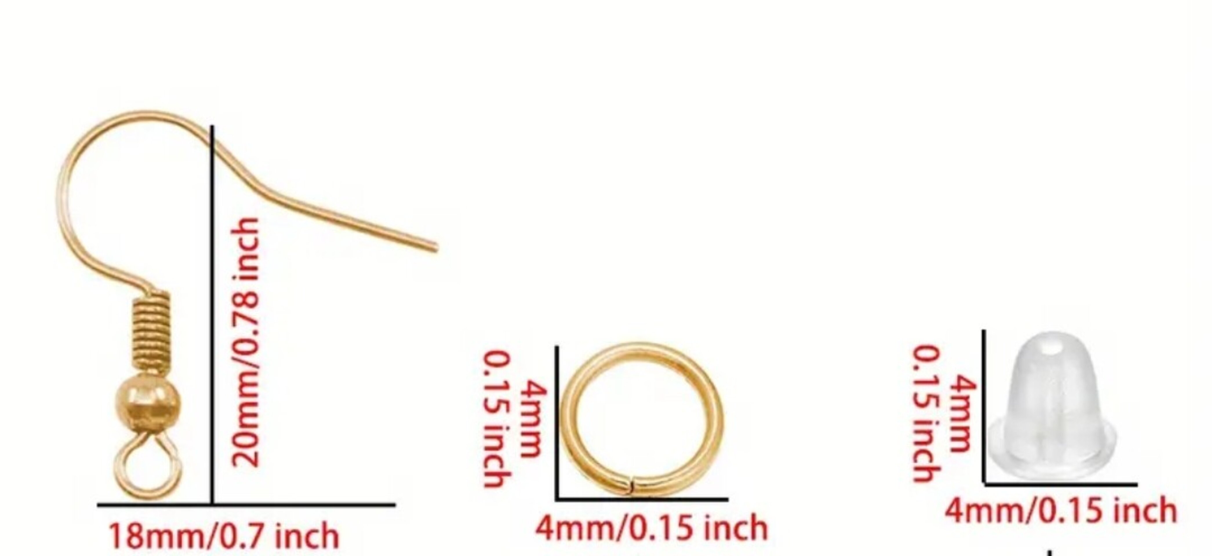 4 Pendientes Gancho Plata - 3