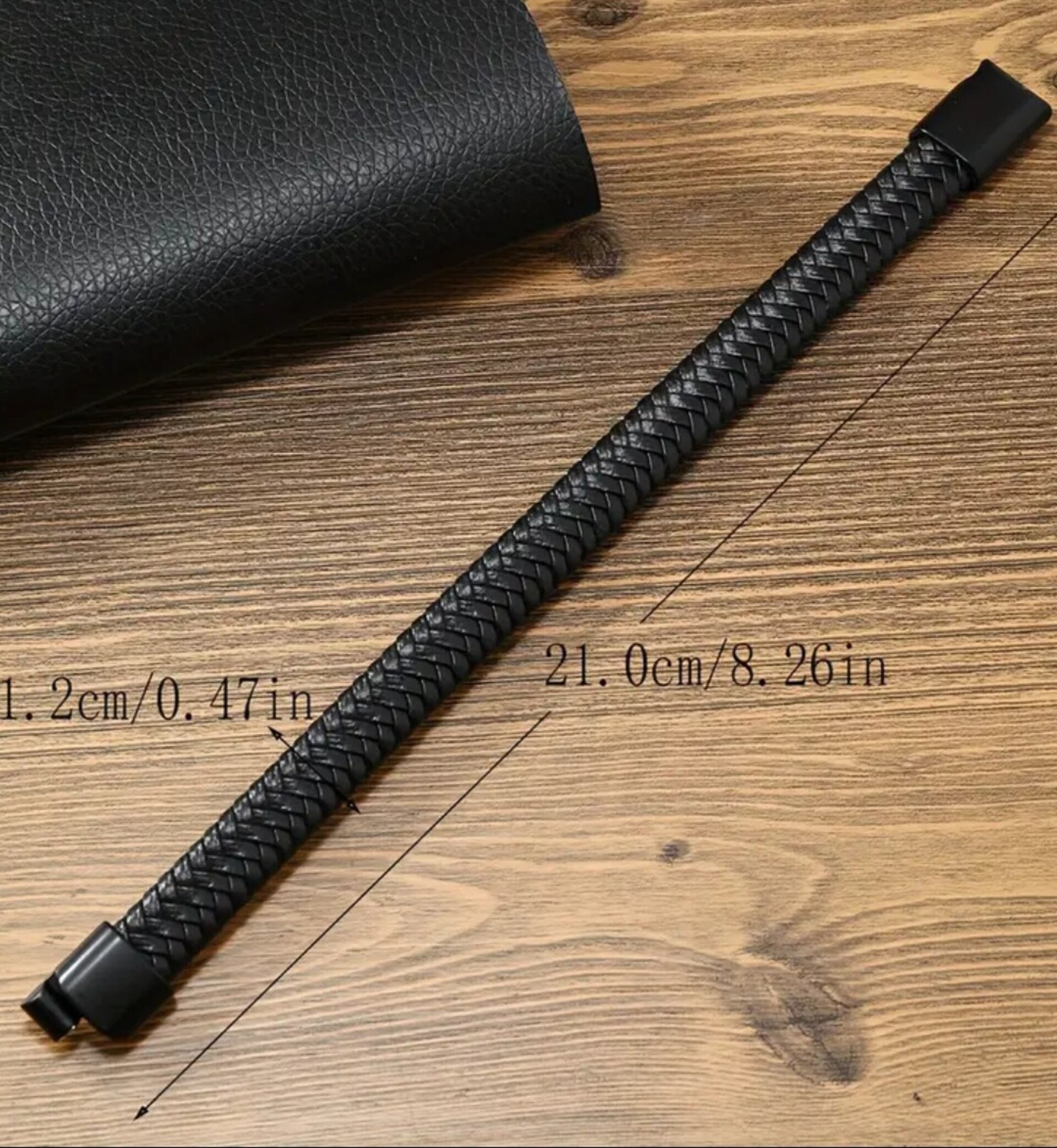 Pulseras Cuero Roja - 2